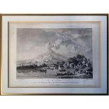 Engraving of Vue de l'Etna, taken from Voyage Pittoresque description ou des Royaumes de Naples et