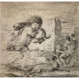 Etching, Stefano Della Bella (Florence 1610- 1664 Florence). Etching Signed on the lower left