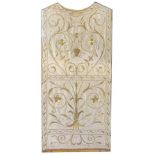 Ancient priests surfacet of the eighteenth century. In silk fabric with floral decorations in pure
