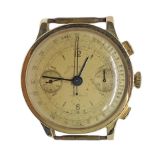 Case Rolex gold watch, 2508, 1940, manual winding.