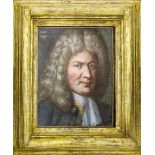 Pastel depicting portrait of nobleman, Italian XVIII Century. Cm 47x35. In elegant golden frame.