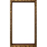 Golden frame, XX century. Internal dimensions 40x80 cm, 46x86 cm external measures
