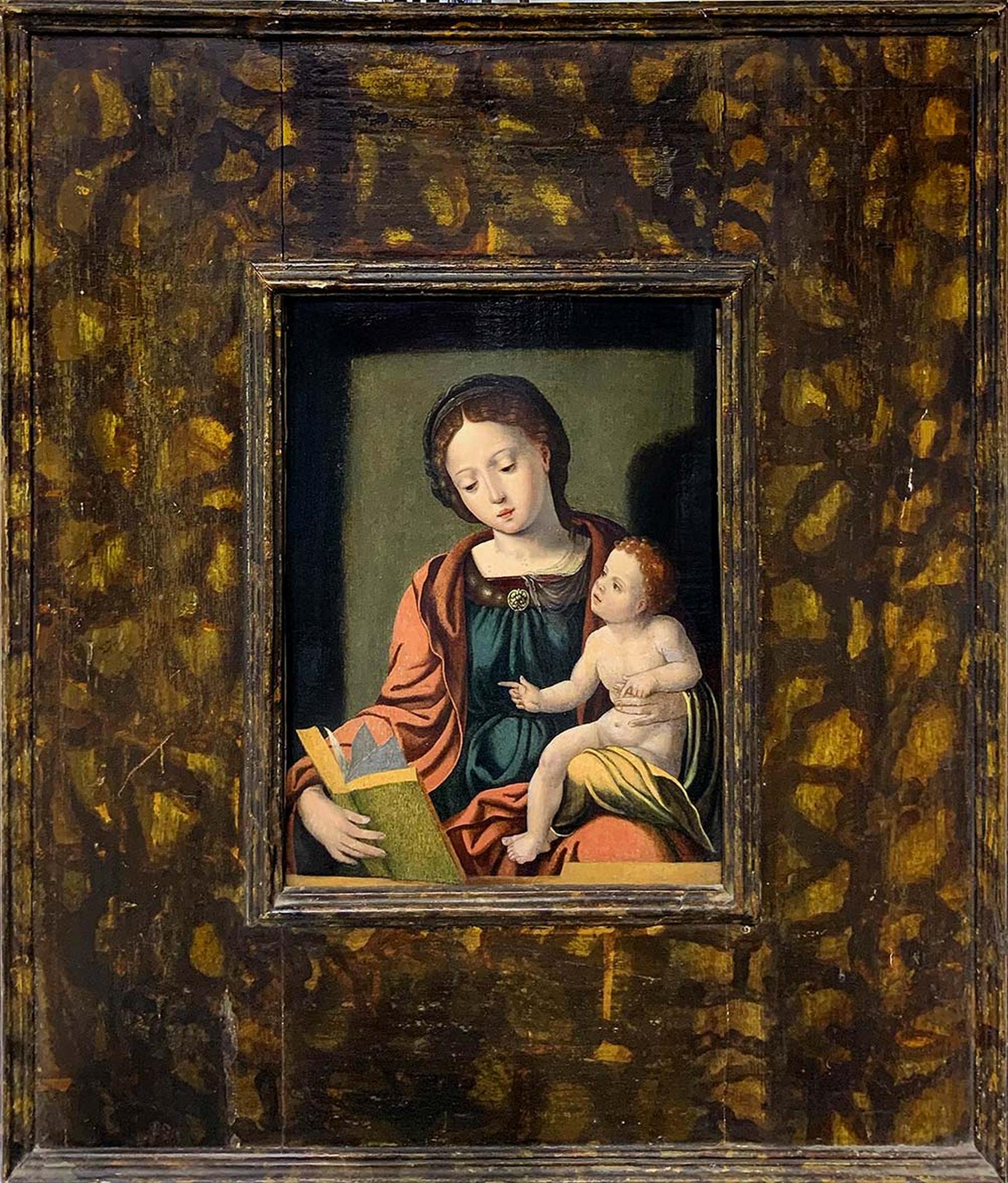 Pieter van Aelst or Coecke Pieter van Aelst (1502-1550 Aalst Brussels), Alleged artist. Madonna - Image 2 of 7