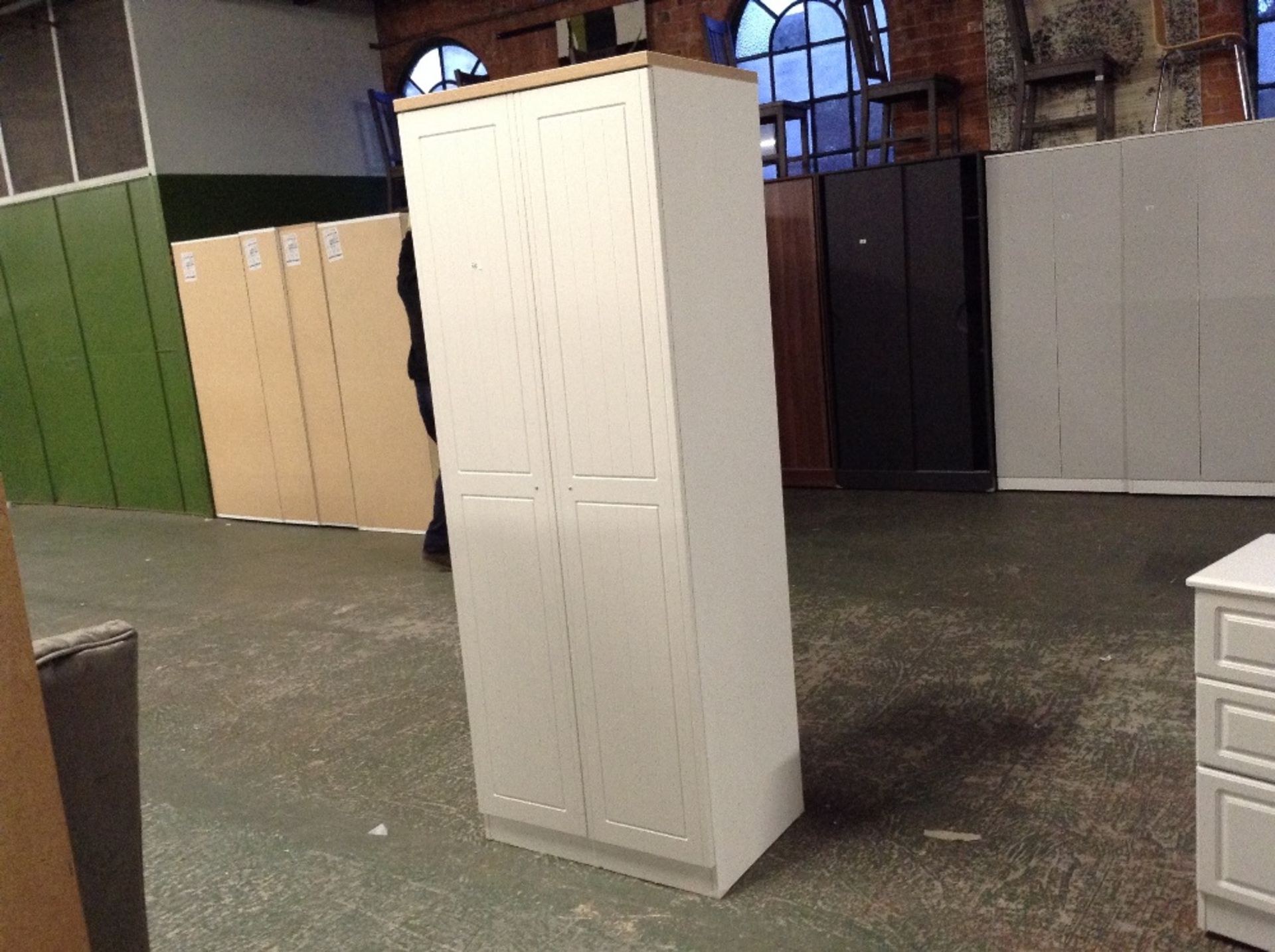 IVORY AND OAK DOUBLE WARDROBE (RETURN)