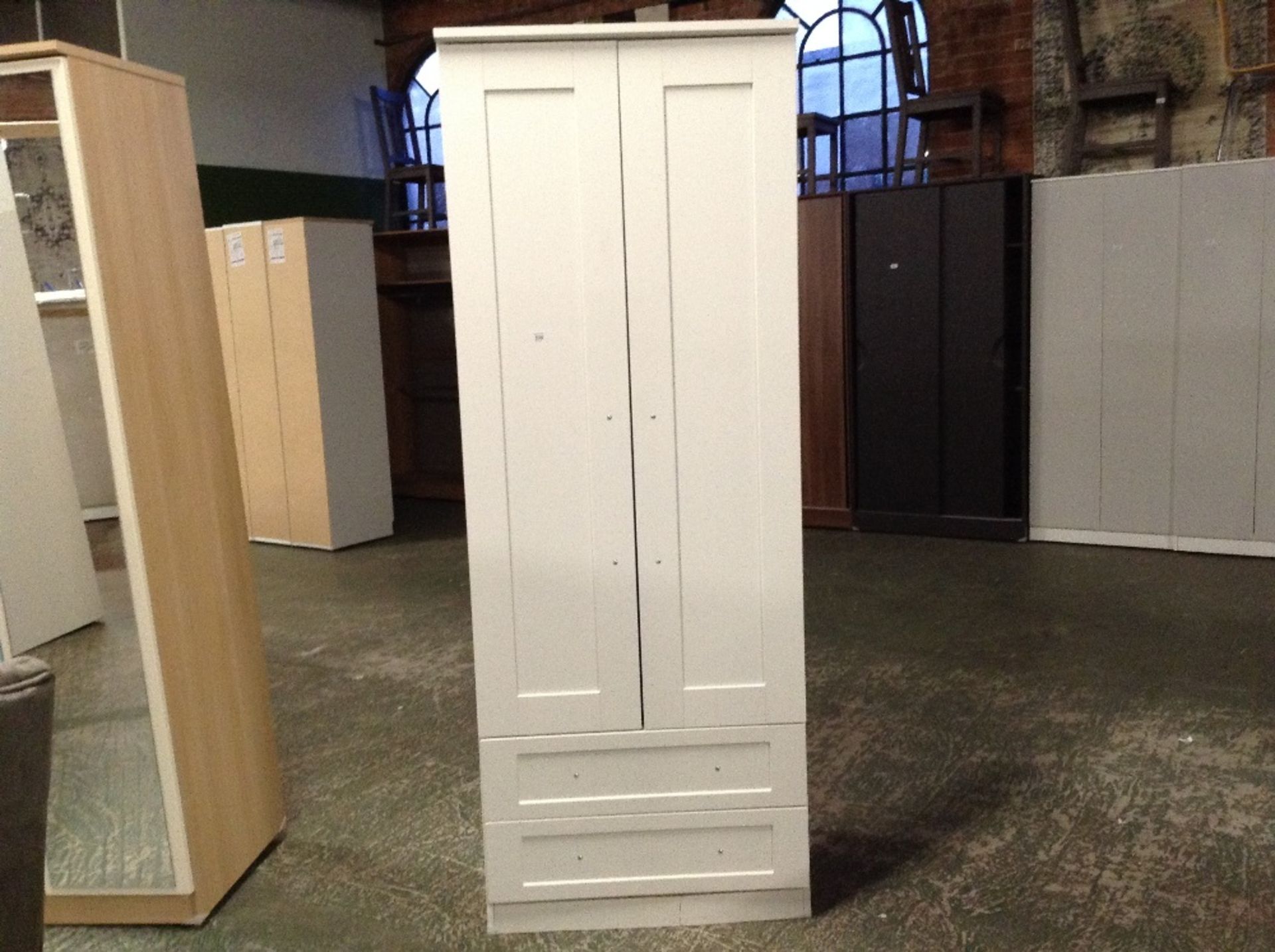 IVORY DOUBLE WARDROBE (RETURN)