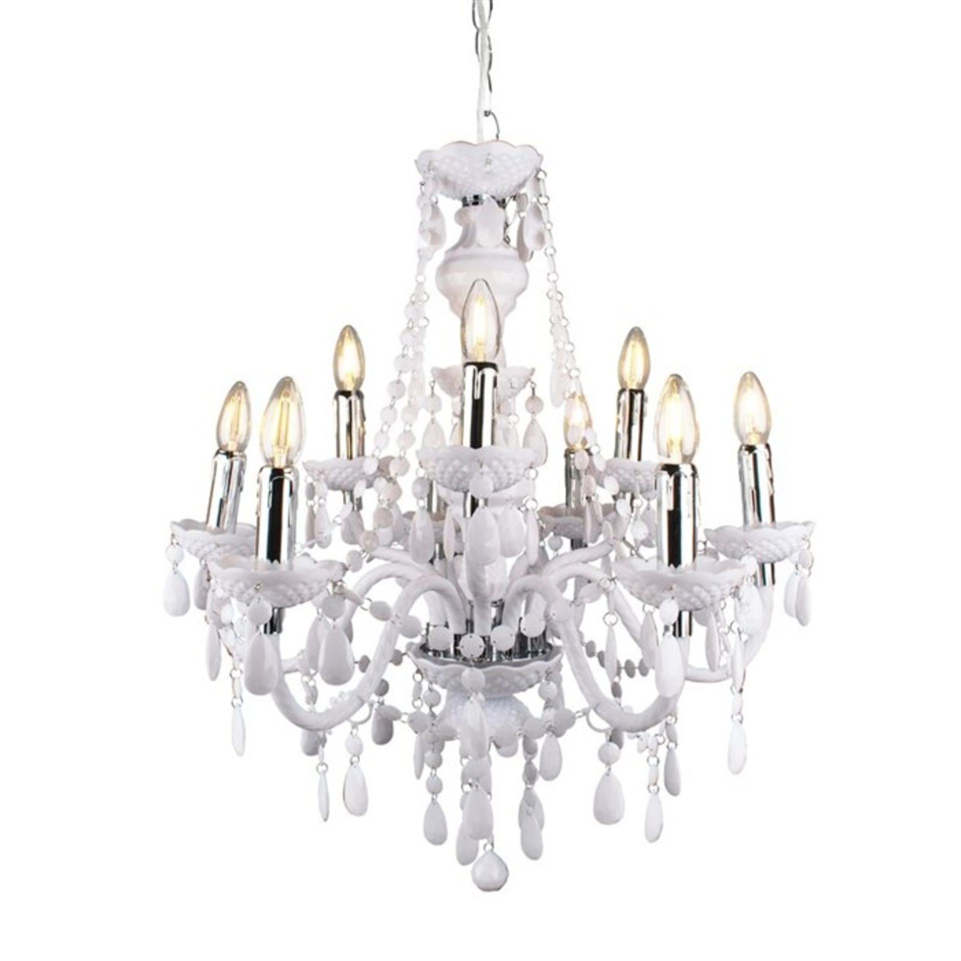 Rosdorf Park Xan 9-Light Candle-Style Chandelier (black) (FTCL1218 - 14683/17) 7A