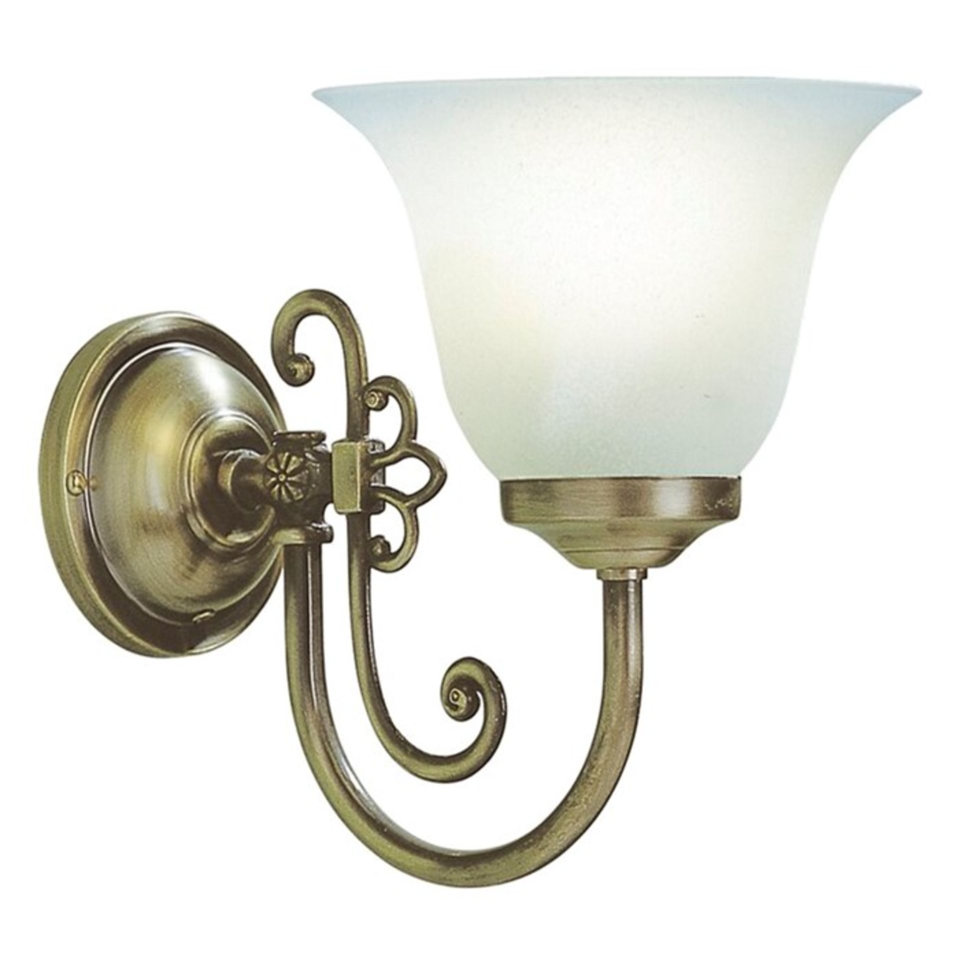 Astoria Grand Haslett 1-Light Armed Sconce (LIGHT ANTIQUE FINISH) (DLI2120 - 14700/10) 7B