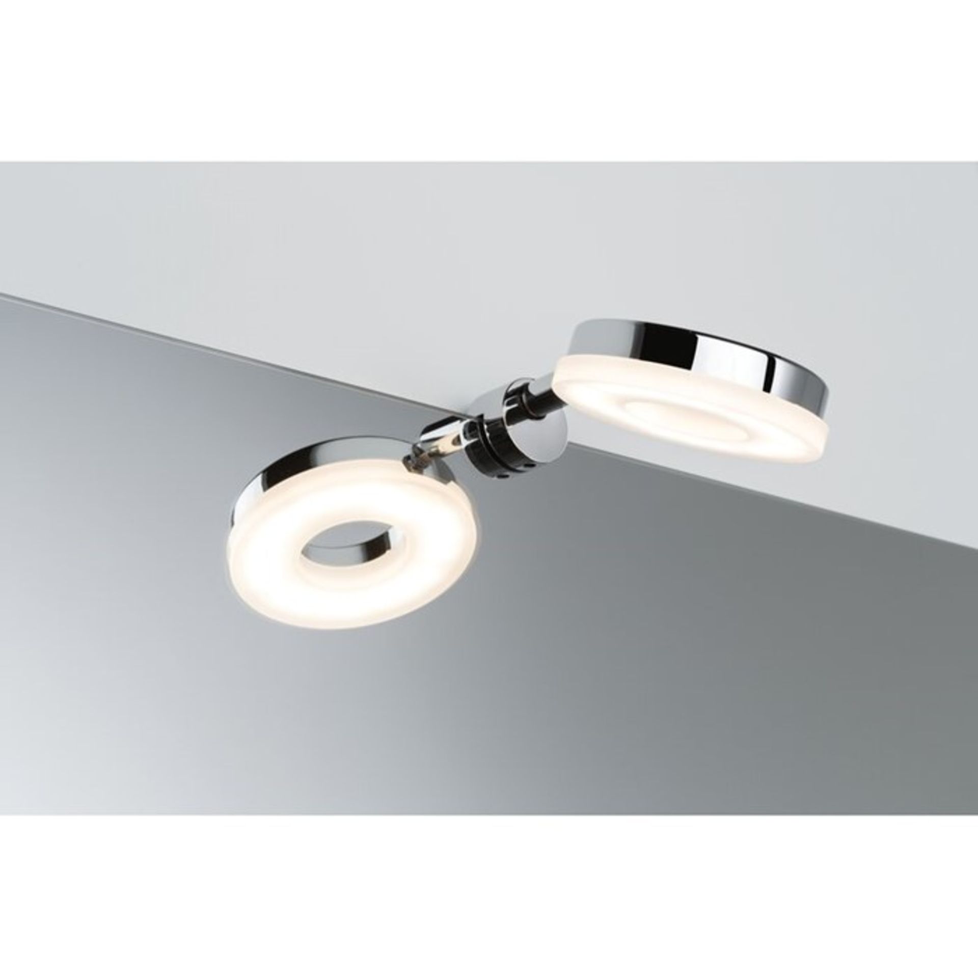 Paulmann Becrux LED 1-Light Mirror Light x2 (OBXC1400#http://OBXC1400# - 14700/14 -14700/15) 7C - Image 2 of 2