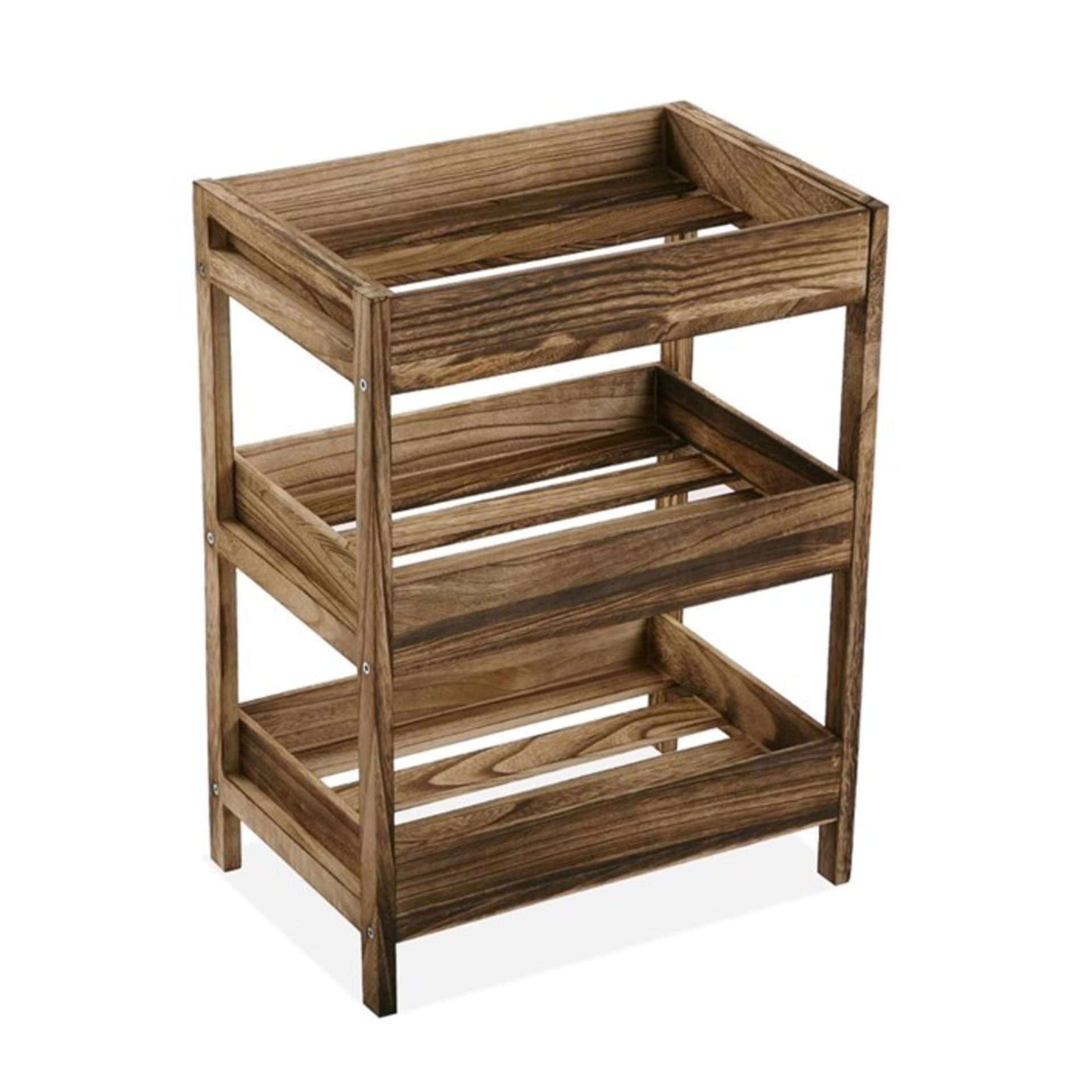 August Grove Hampden 61cm 3 shelf Shelving Unit (QZYQ1082 - 15717/43) 1E - Image 2 of 2