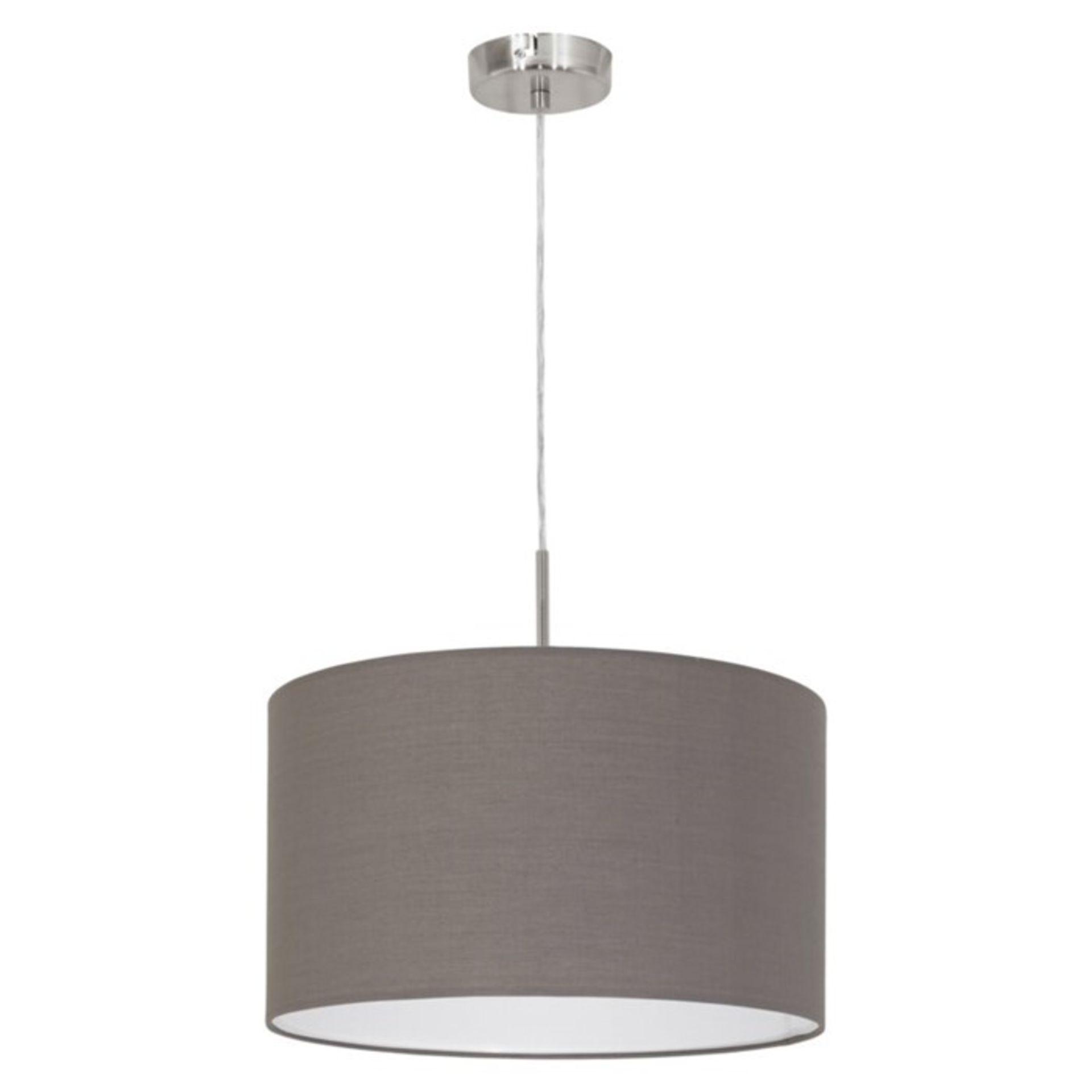 Eglo Pasteri 1-Light Drum Pendant (GREY) (EGF4154 - 14700/11) 7F - Image 2 of 2