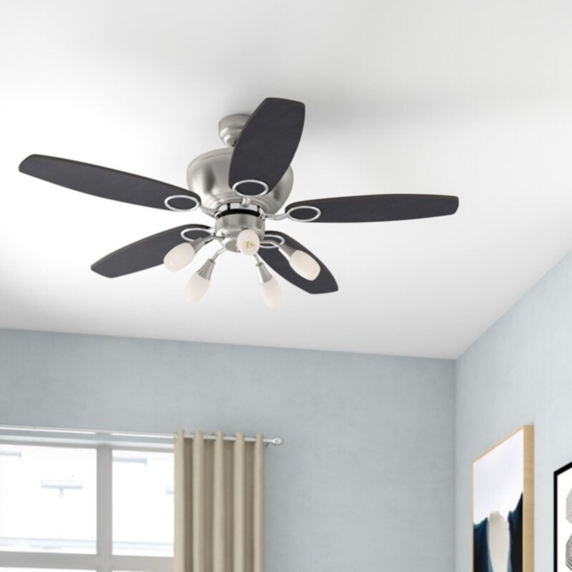 George Oliver 130cm Denise 5 Blade Ceiling Fan (TIY2101#http://TIY2101# - 14700/20) 7F - Image 2 of 2