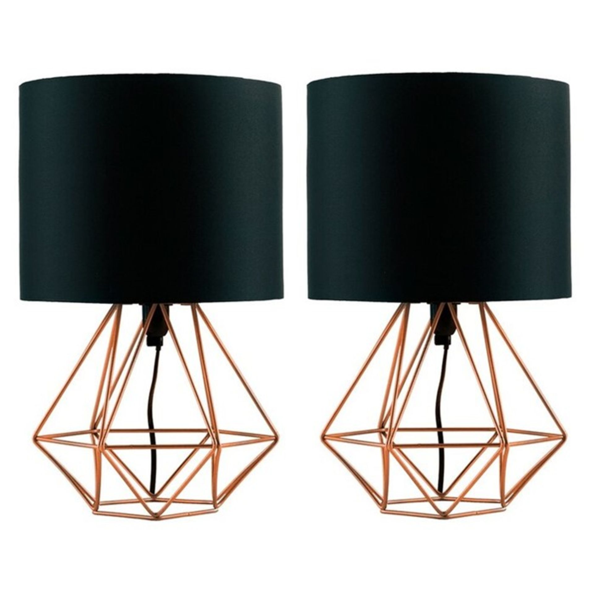MiniSun Angus 40cm Table Lamp (BLACK) (MSUN4311 - 15717/6) 1A