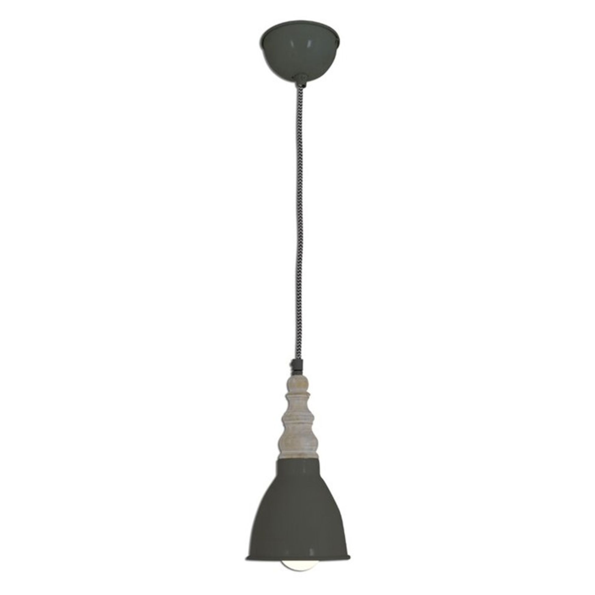 Home Loft Concept Mumbai 1-Light Dome Pendant (green) (HECO7658 - 15404/1) 5E