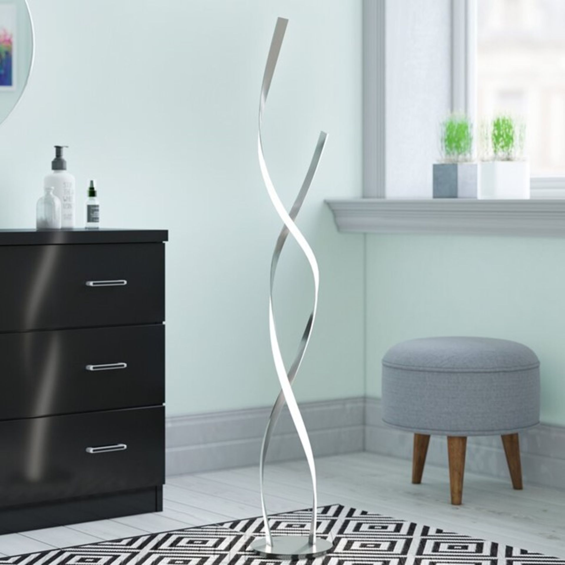 House Additions Double Twist 126cm LED Novelty Floor Lamp (HSU10120 - 15871/4) 1J