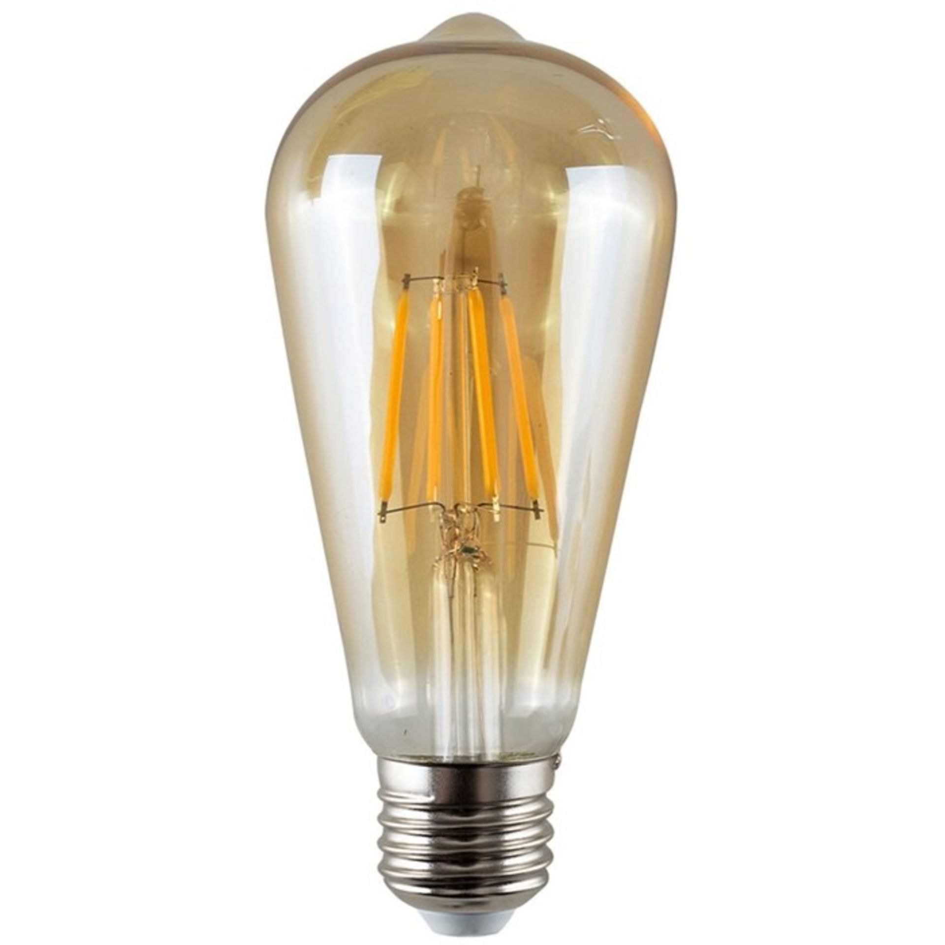 Symple Stuff 4W Amber LED Vintage Filament Light Bulb X2 (MSUN2761 - 15404/45 - 15404/46) 5G