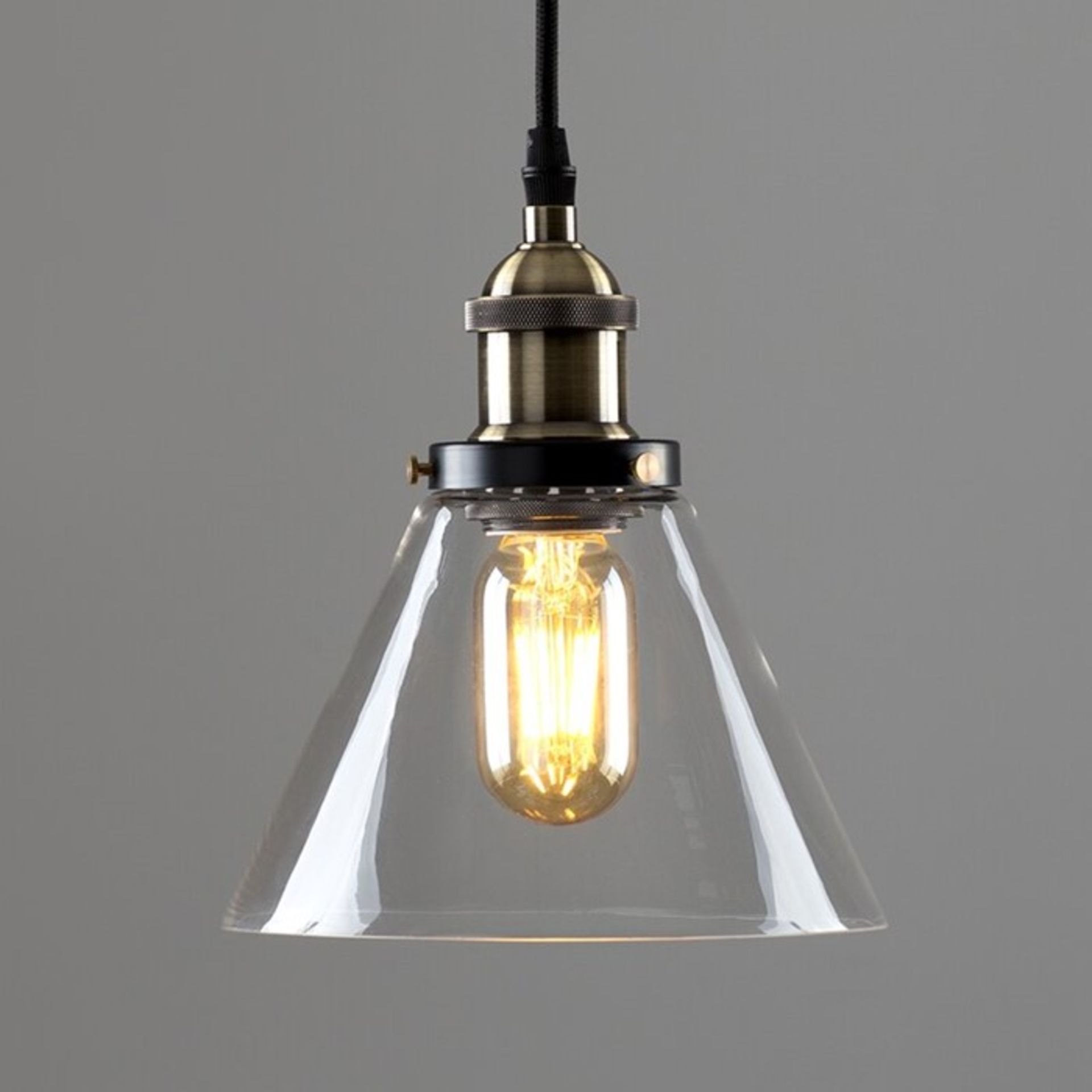 Borough Wharf Carsonhill 1-Light Cone Pendant (NO BULB) (MSUN2274 - 15918/53) 5I