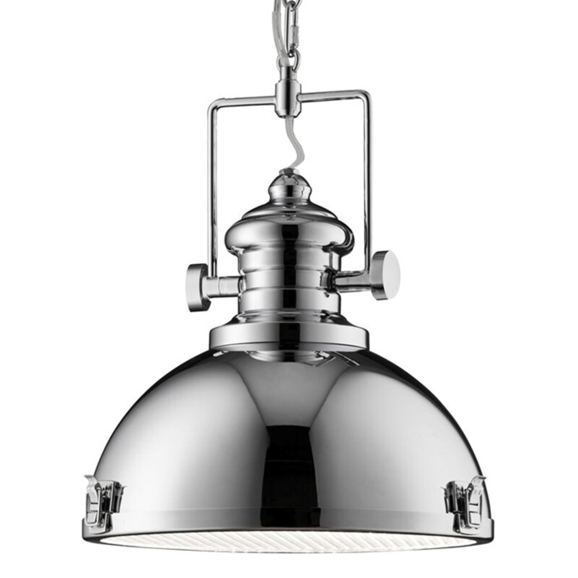 Williston Forge Lemon 1-Light Dome Pendant (polished chrome) (SRL4929 - 15404/7) 5E