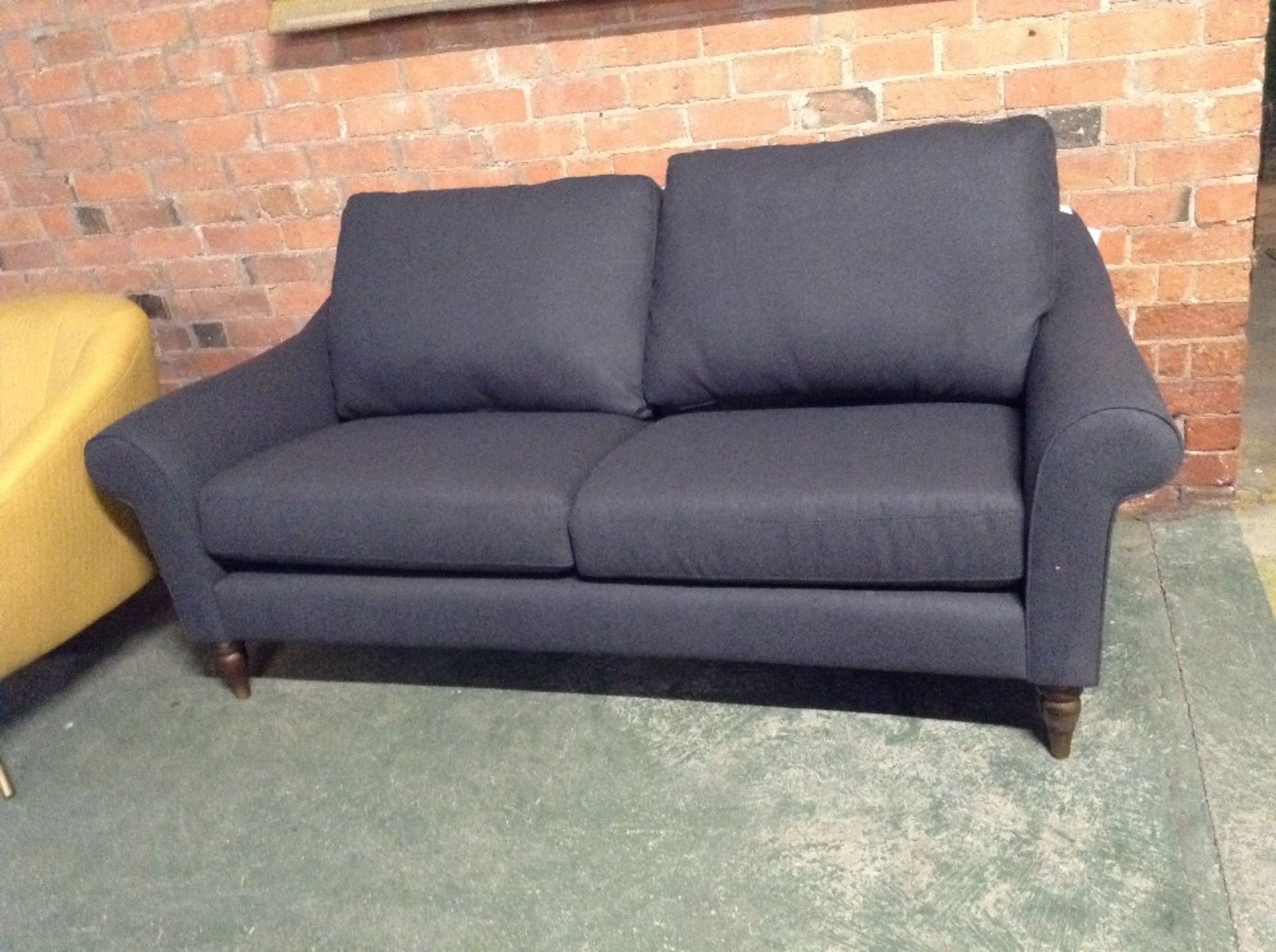 MOLE CHARCOAL 2 AND A HALF SEATER SOFA (SFL-058)