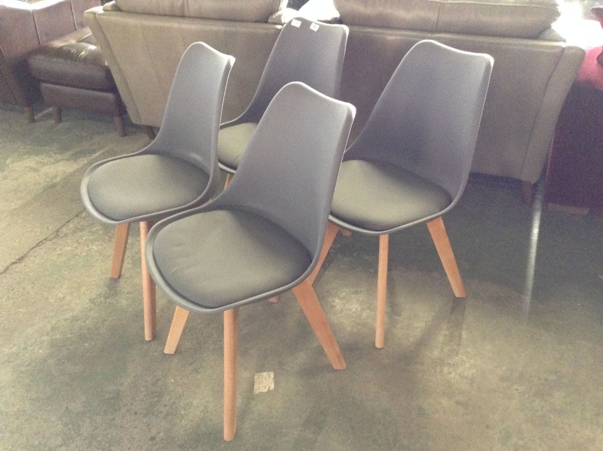 Zipcode Design Ayden Dining Chair x4 (1 is ripped) - RRP £75.64 (HOKU3999 - 17584/7)