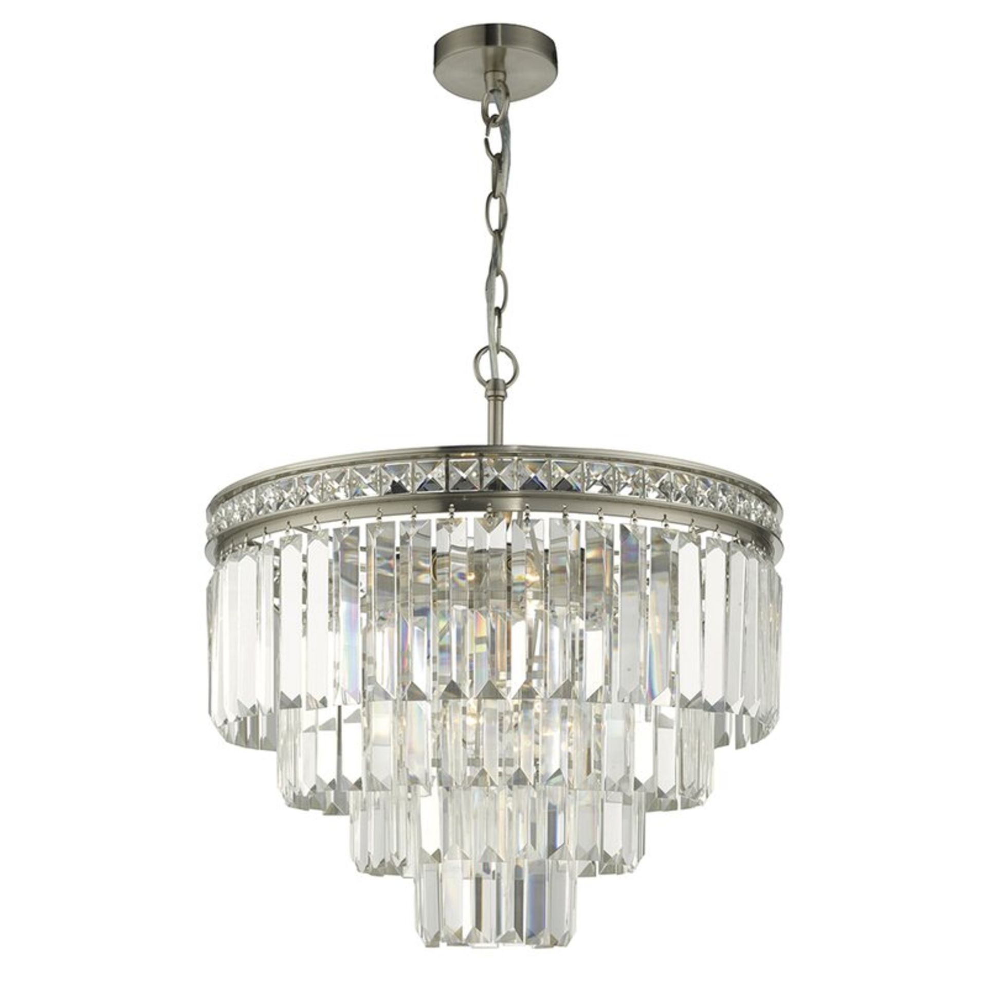 Astoria Grand Macmillan 4-Light Crystal Chandelier (RETURN) (DLI7484 - 17519/18)