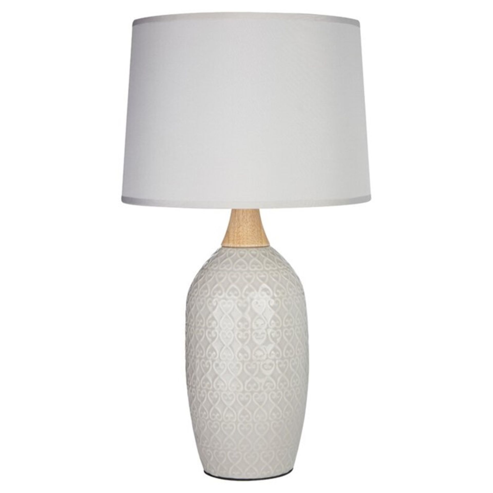 Norden Home Darling 45cm Table Lamp GREY - RRP£39.82 (CCOO6553 - 17575/31) 3G