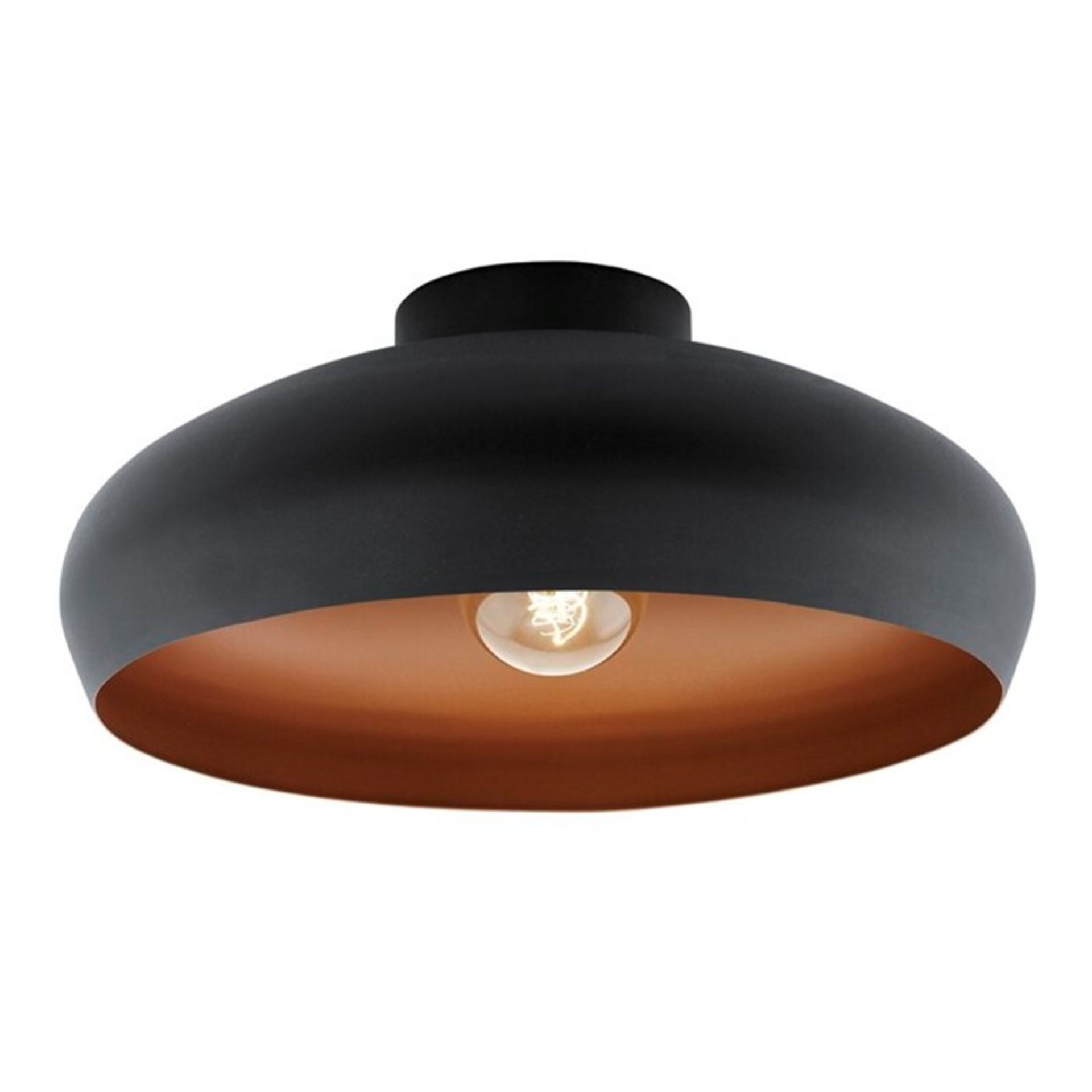 17 Stories Sojitra 1-Light Semi Flush Mount (BLACK) - RRP£33.99 (EGF4830 - 15722/2) 7B