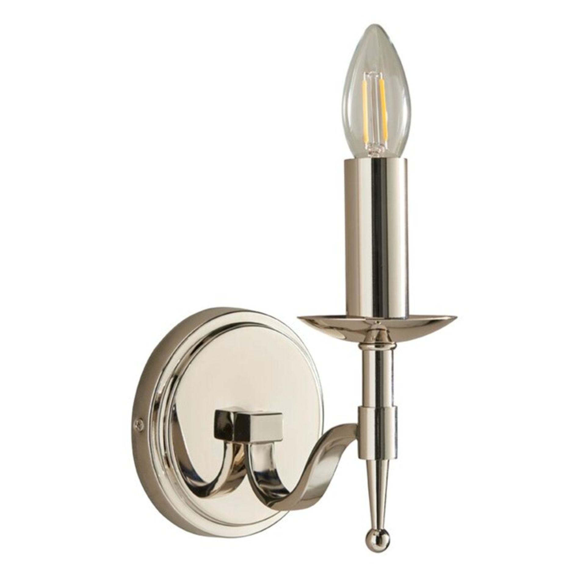 Rosalind Wheeler Melvindale 1-Light Candle Wall Light (ANTIQUE BRASS) - RRP£49.99 (UEL10574 -