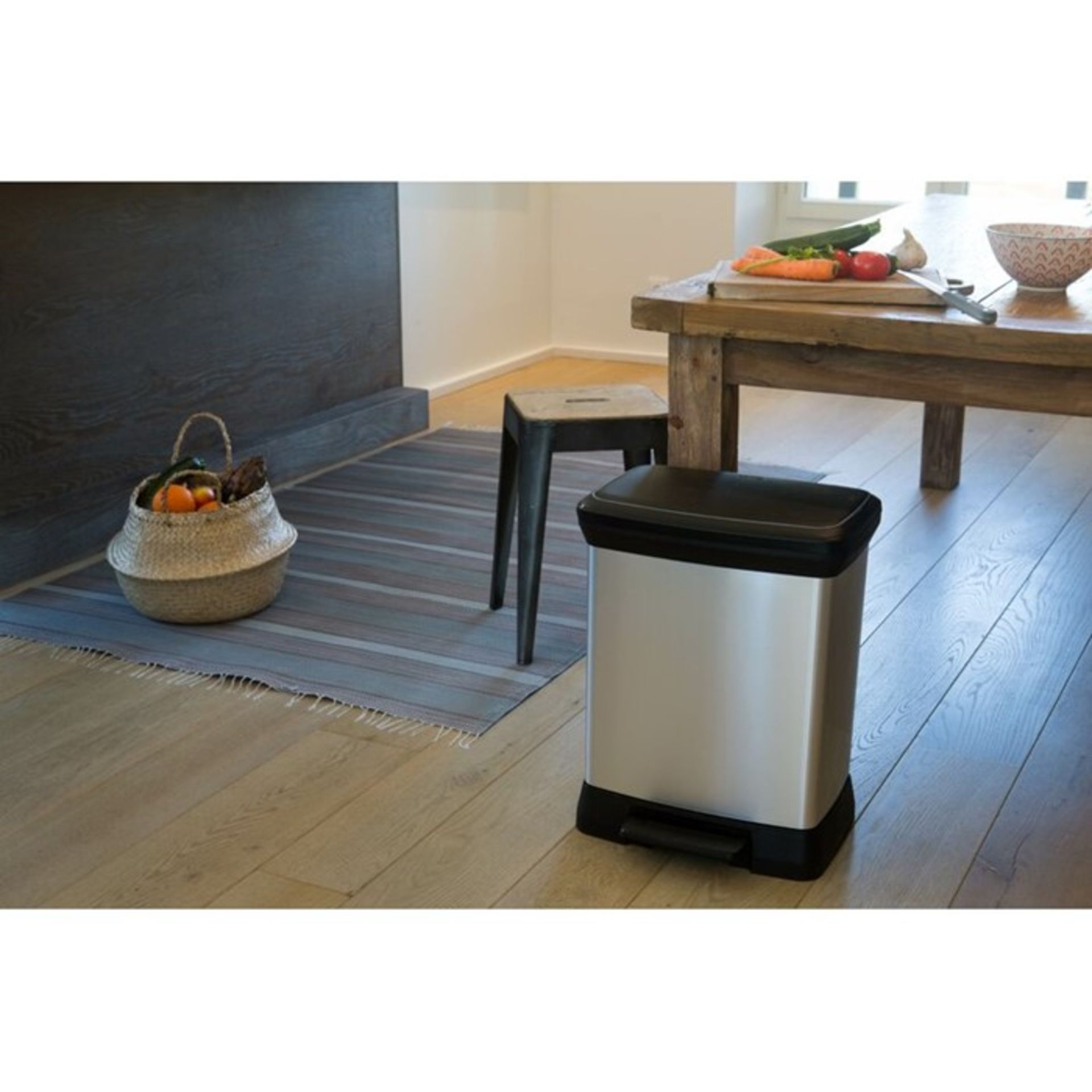 Curver UK Ltd Duo 30 Litre Step On Rubbish Bin - R