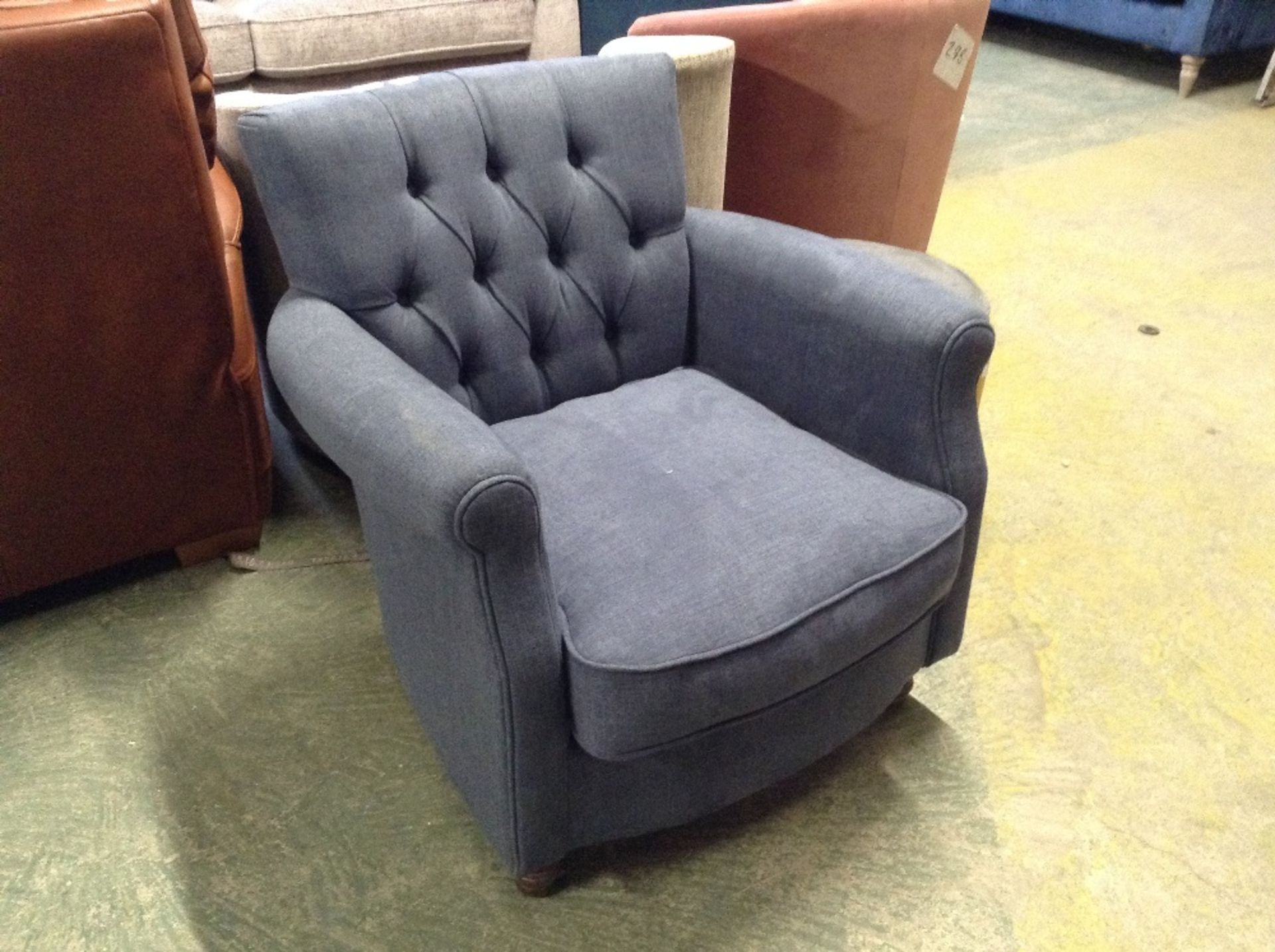 Armchair,Alternative Leg Langford Dark Blue (5056288933719 - G/297)