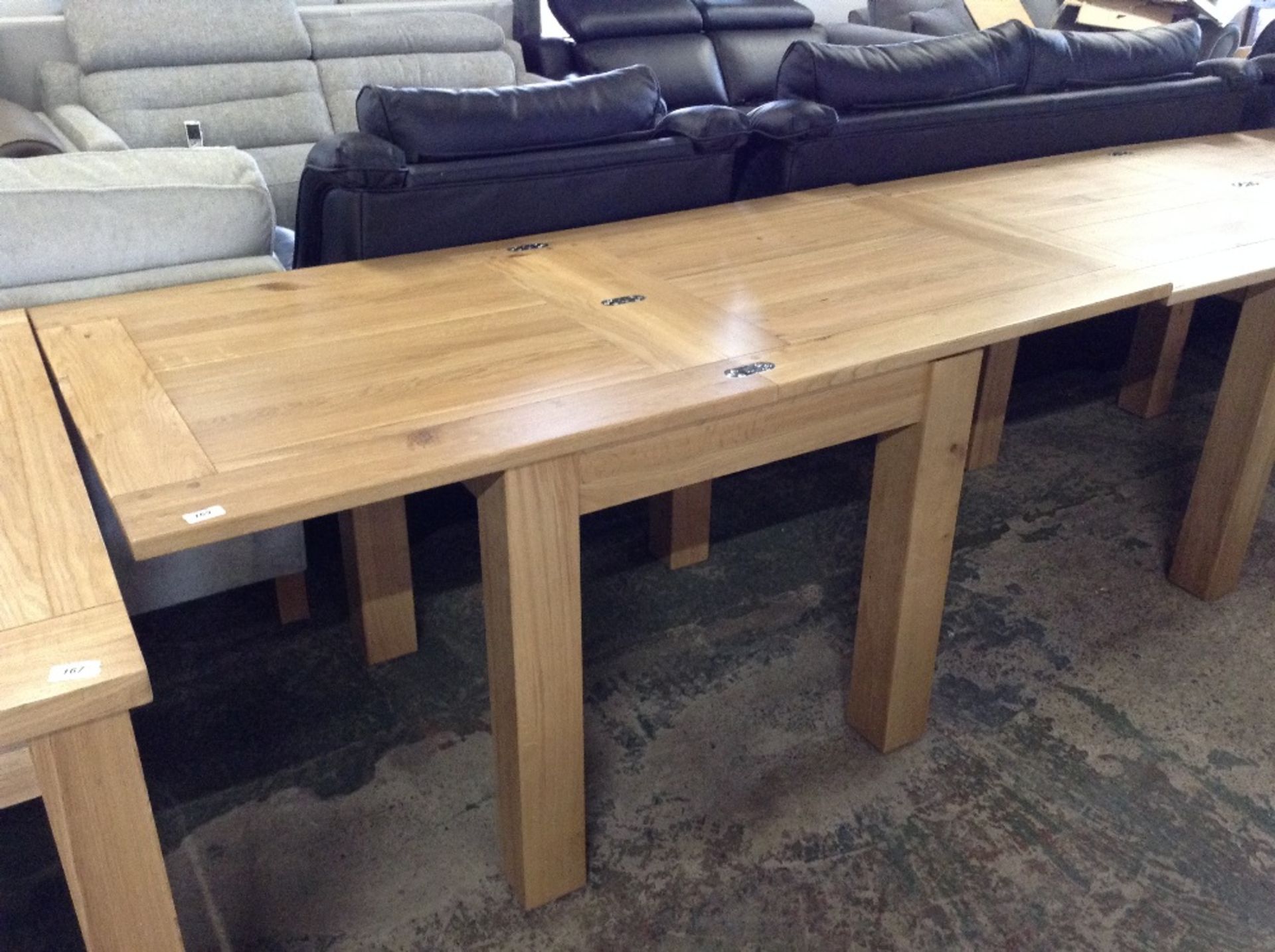 OAK FLIP TOP TABLE