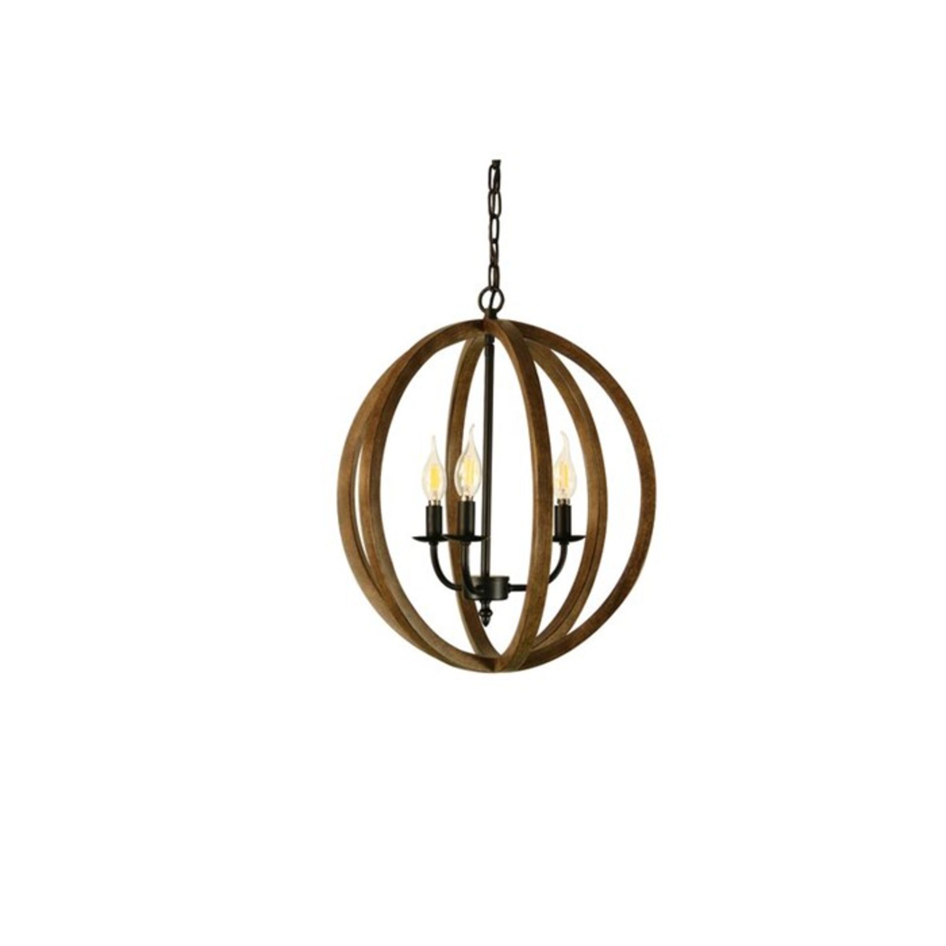 Alpen Home,Marilyn 3-Light Globe Chandelier RRP -