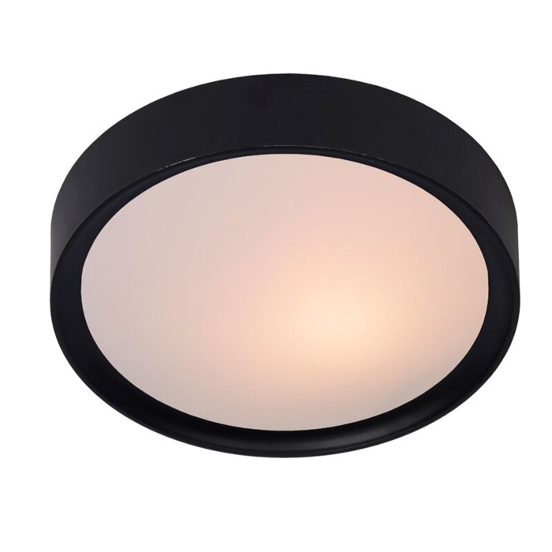 Lucide,Lex 1-Light Flush Mount (BLACK) RRP - £26.9