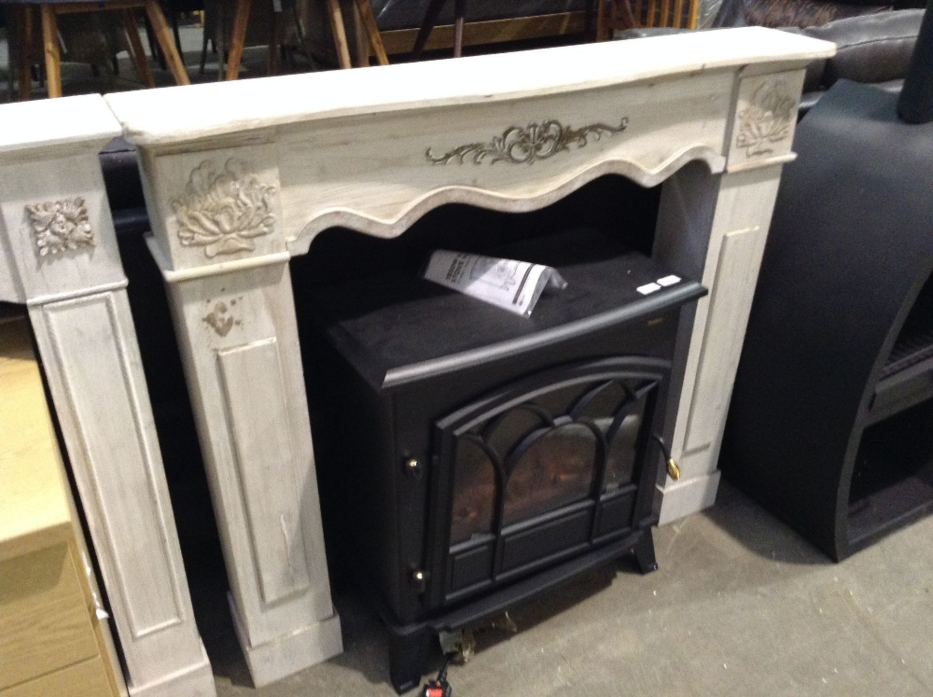 Fleur De Lis Living,Fireplace Mantel RRP £177.99 (CHTC1189 - 18465/9)