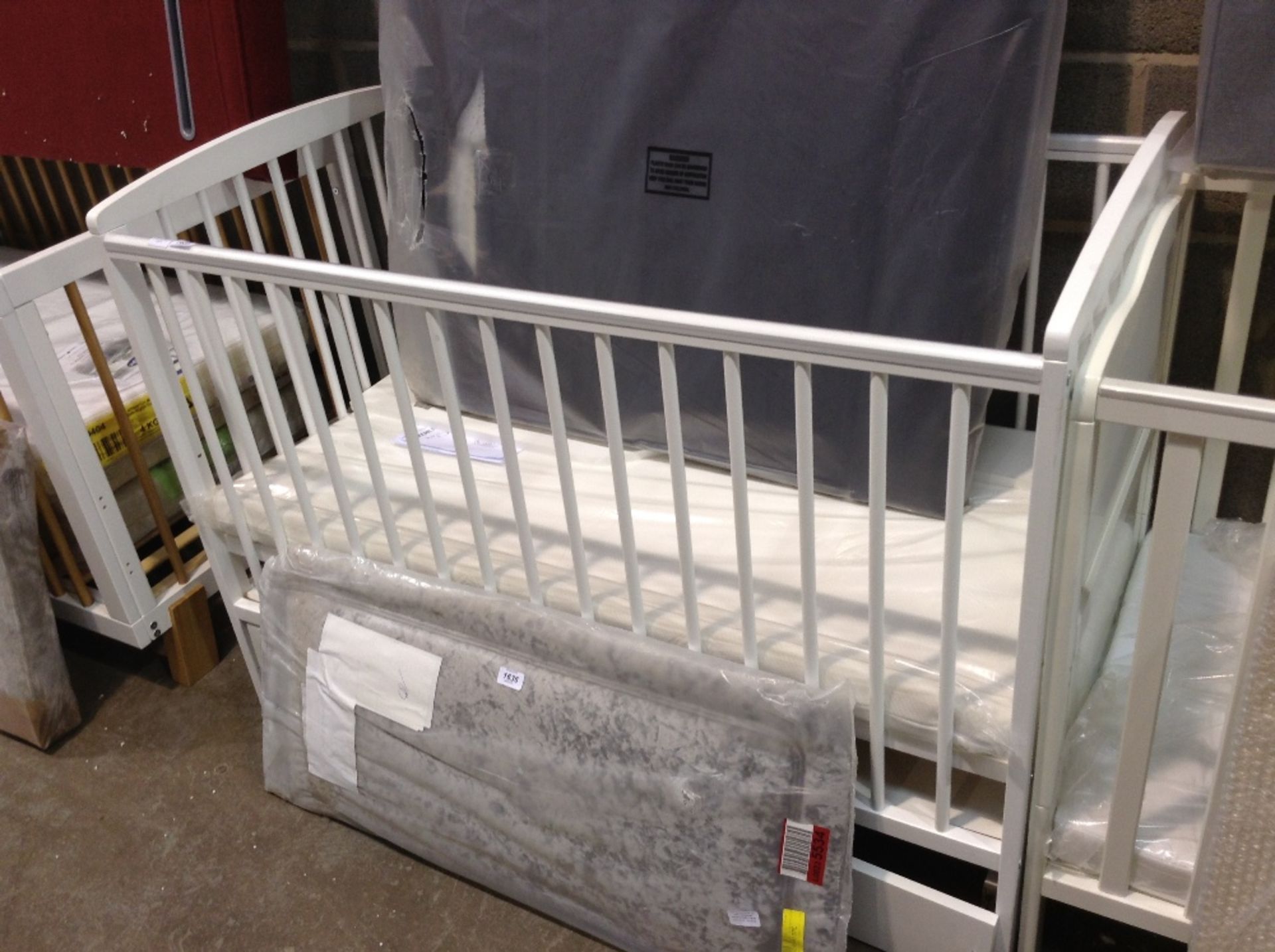 Harriet Bee, Michael Cot Bed with Mattress (HEAVY DAMAGE) RRP £145.99 (FRIG3462 - 18184/3)