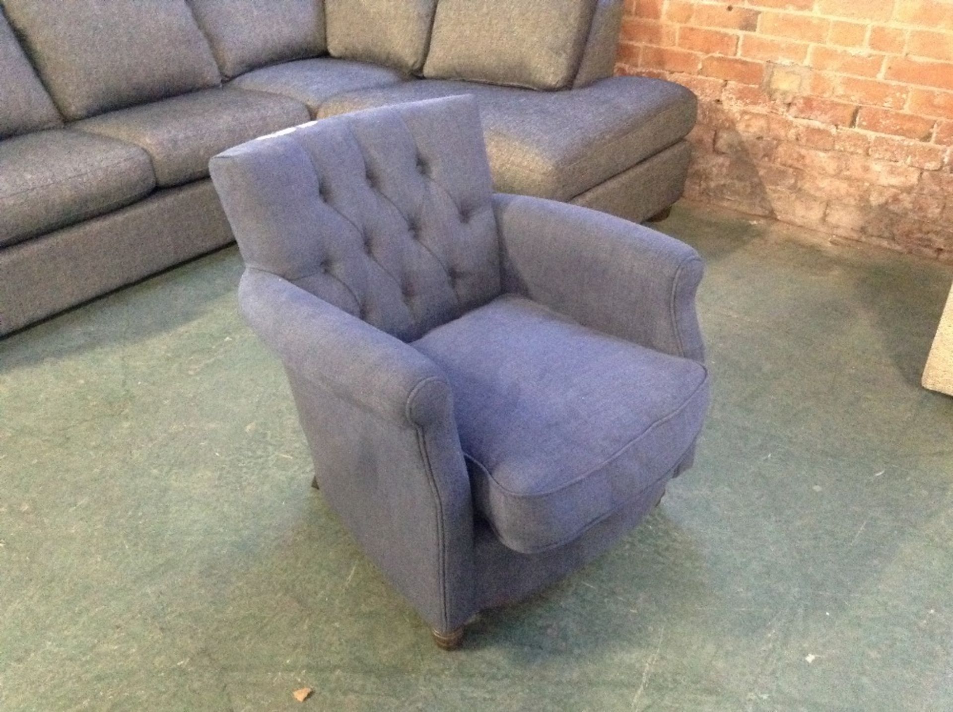 Armchair,Alternative Leg Langford Dark Blue (5056288933719 - G/297)