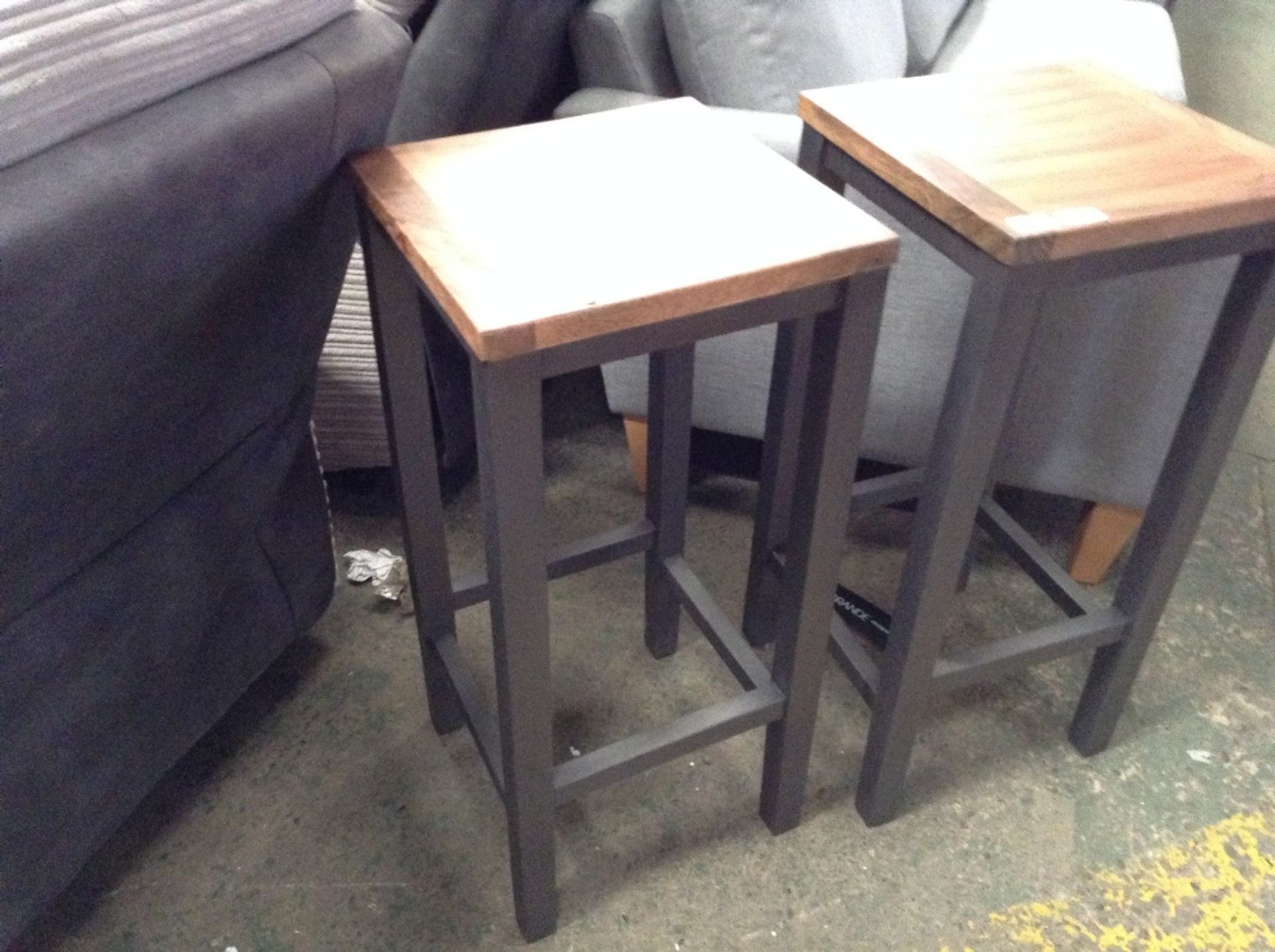 Home Etc,Wooden Bar Stool RRP £67.99 ( - 18156/7)