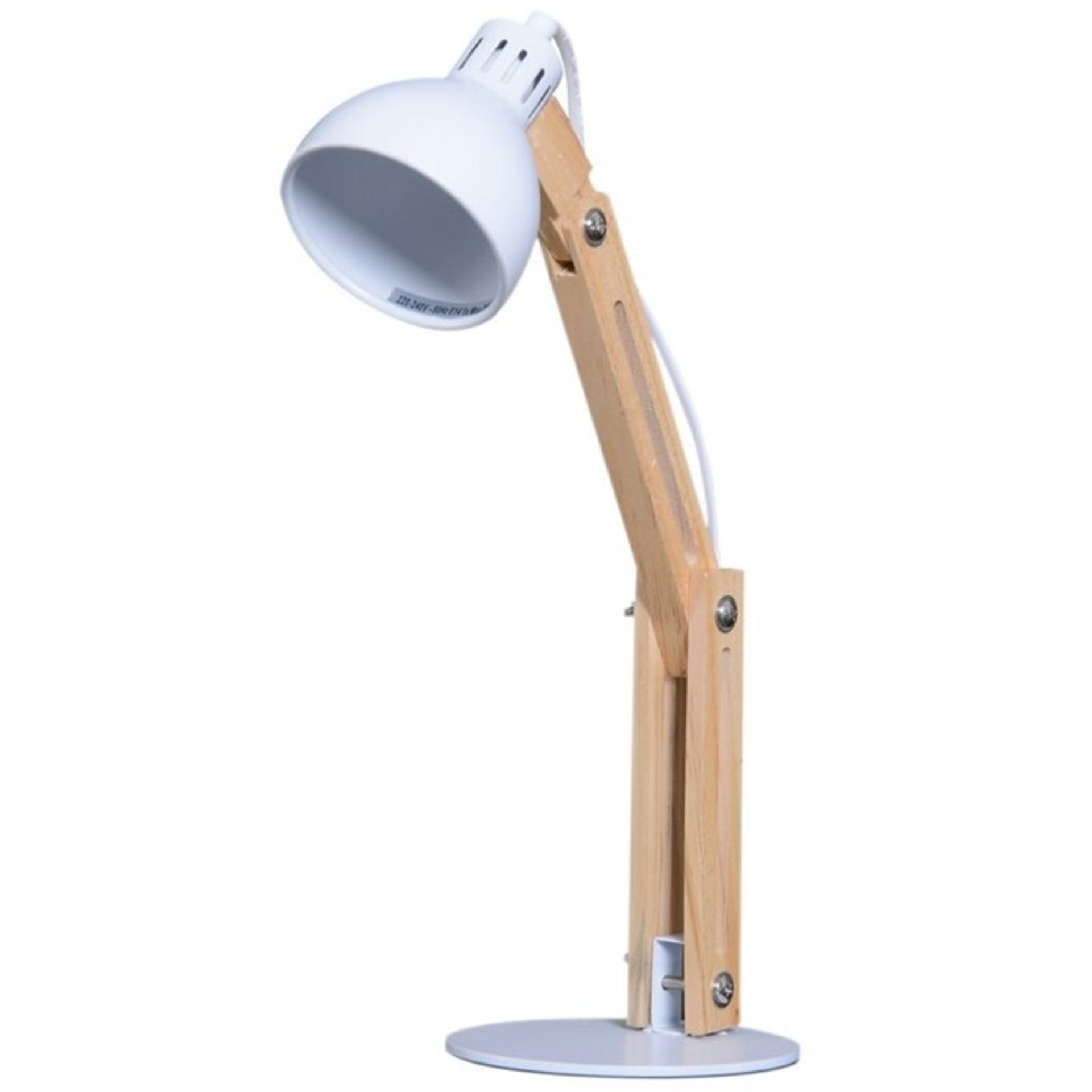 17 Stories, Fusco 41cm Desk Lamp WHITE - RRP £17.99 (FINT3797 - 15078/10) 2C