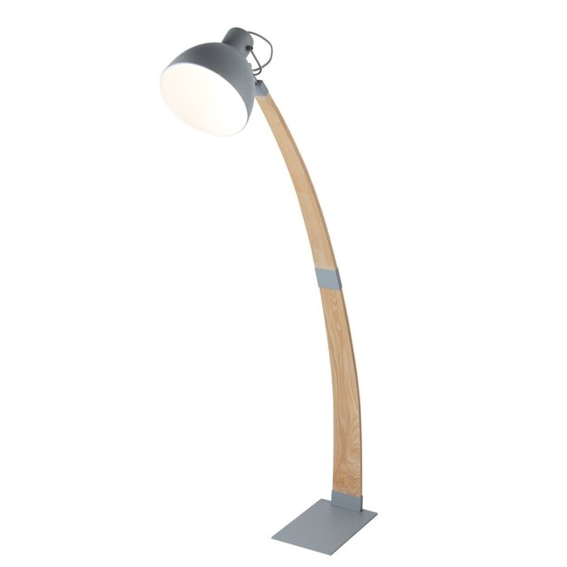 Brayden Studio, Nadel 160cm Reading Floor Lamp (MATT GREY) - RRP £141.99 (SRL5603 - 17601/2) 4B