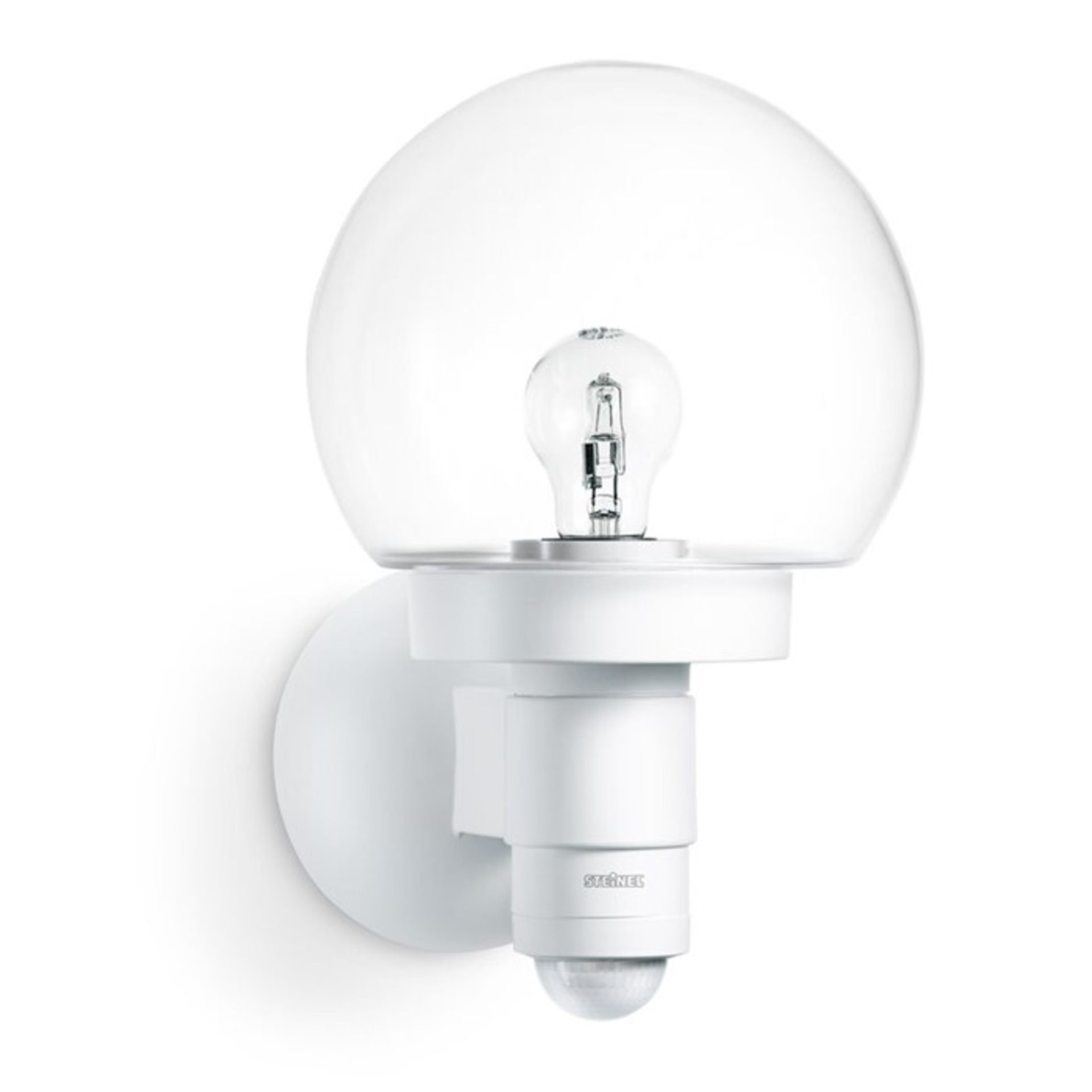 Steinel,1 Light Outdoor Sconce with Sensor WHITE - RRP £55.99 (HKG1095 - 15767/20) 7F