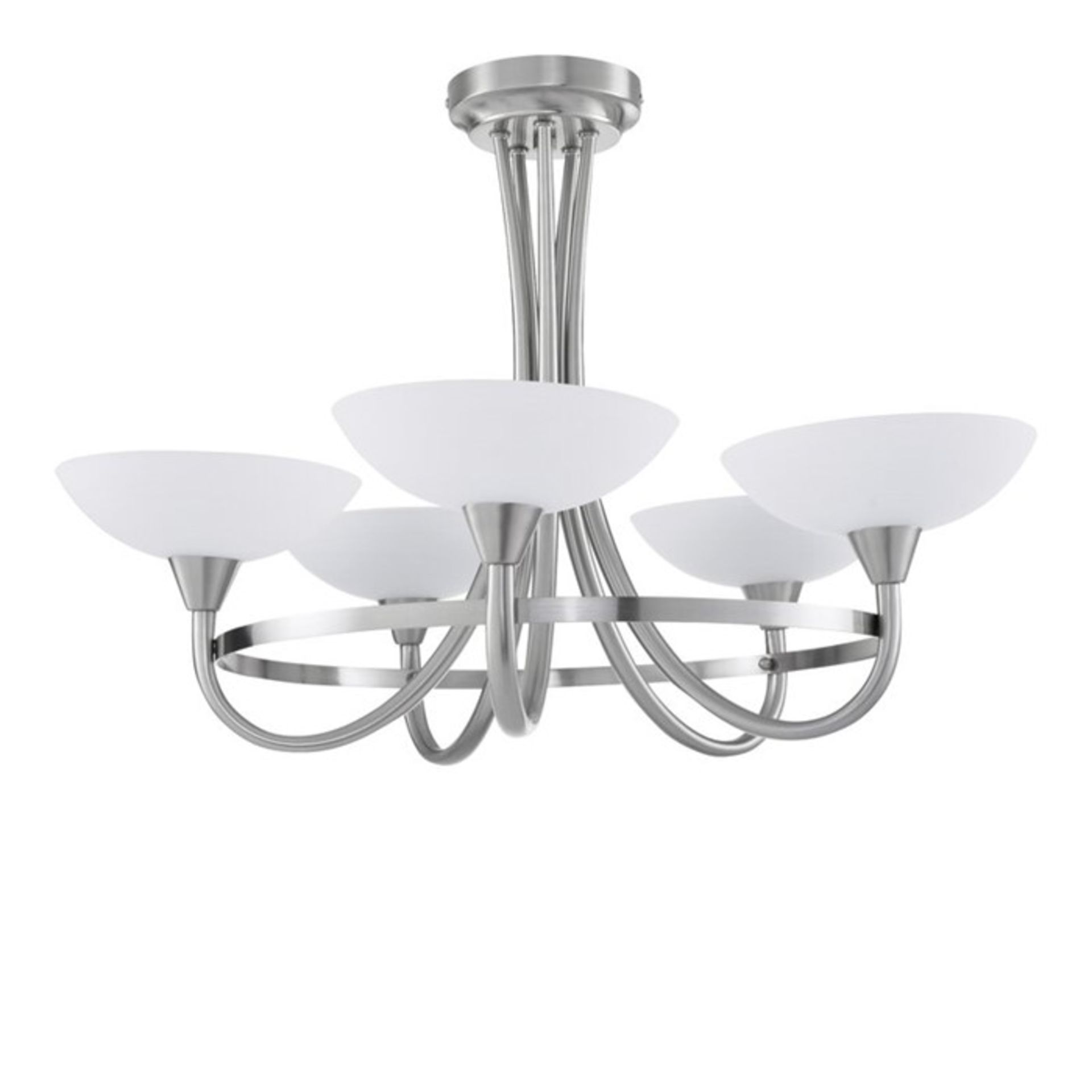 Ophelia & Co.,Fullerton 5-Light Semi Flush Mount(chrome) RRP - £167.99 (UEL3267 - 17591/19) 1E