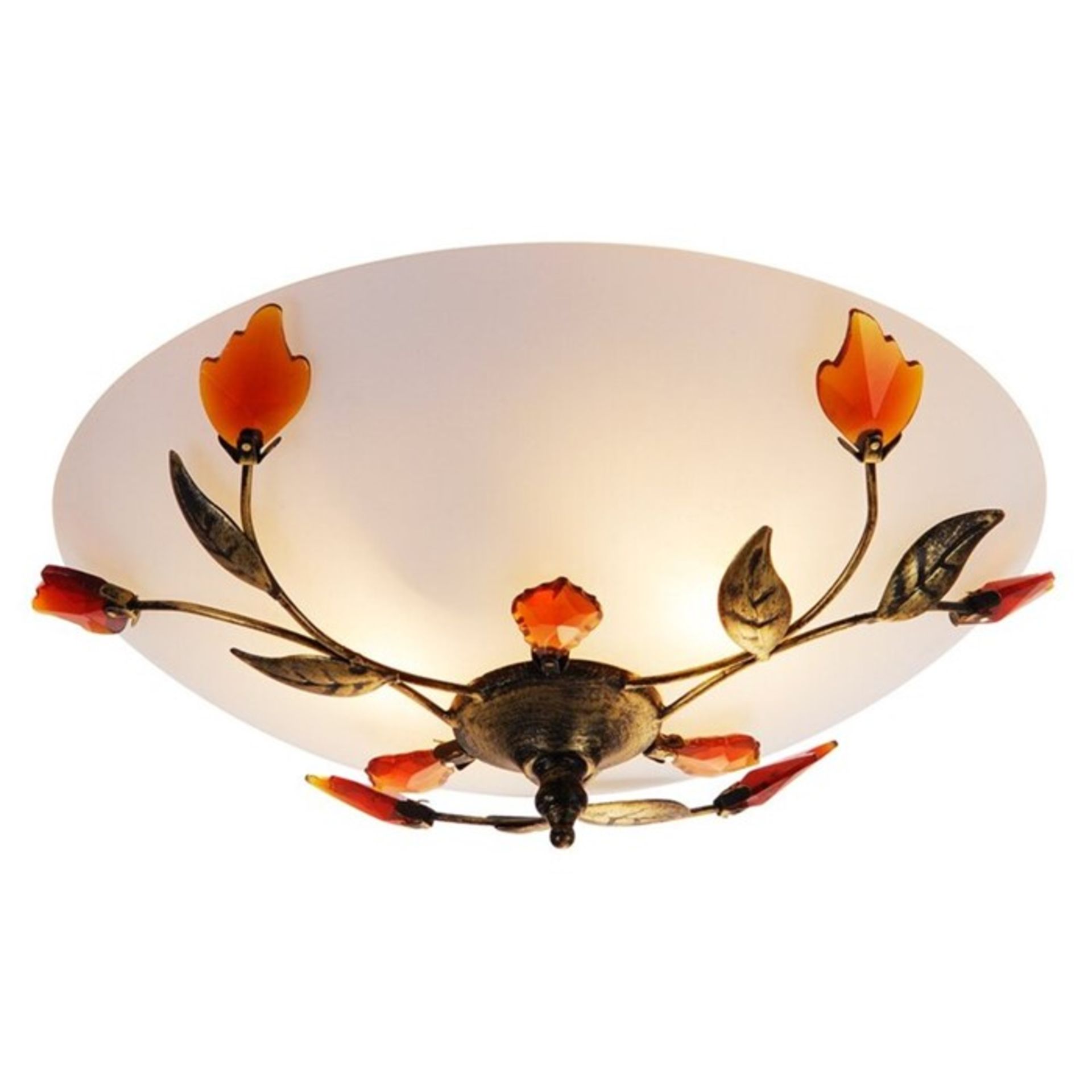 Marlow Home Co.,Liesl 2-Light Flush Mount RRP - £34.82 (HJMF1115 - 17591/44) 1F