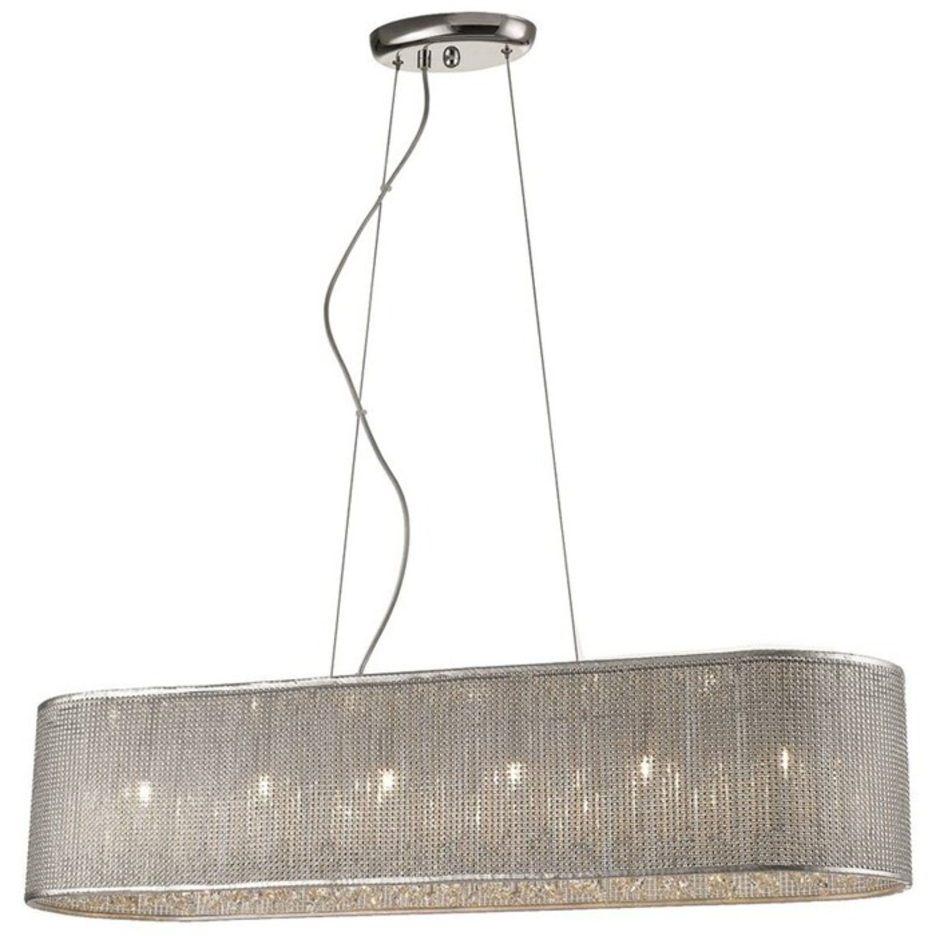 Willa Arlo Interiors,Essence 6-Light Crystal Chandelier (silver) RRP - £309.99 (MLOL1023 - 17591/