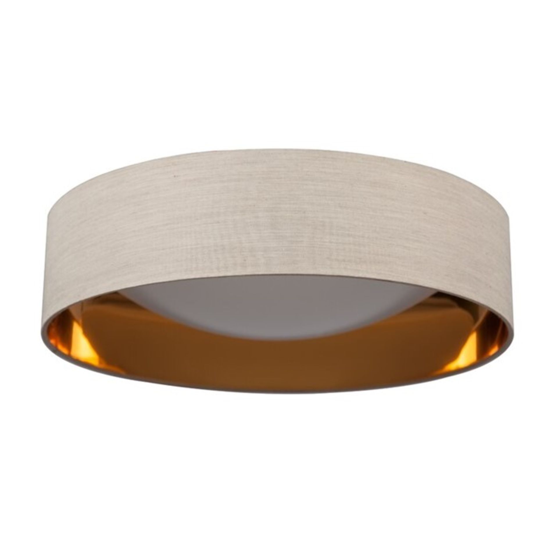 Mercury Row,Weston 1-Light Flush Mount (45X14.5X45) TAUPE RRP - £68.99 (THYT1004 - 17591/27) 1F