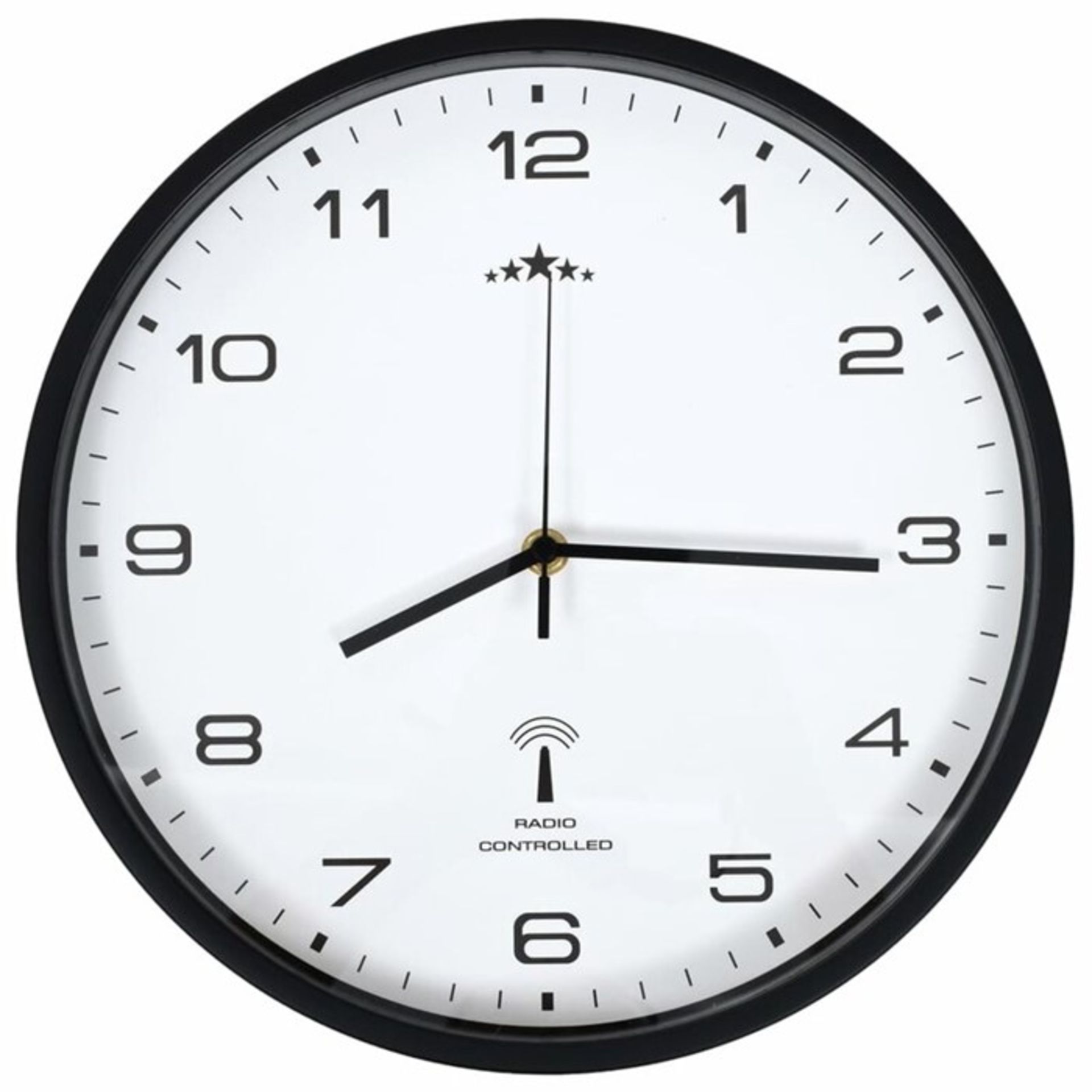 Ebern Designs, Ebern Designs Radio Controlled Wall Clock With Quartz Movement 31 Cm White AND