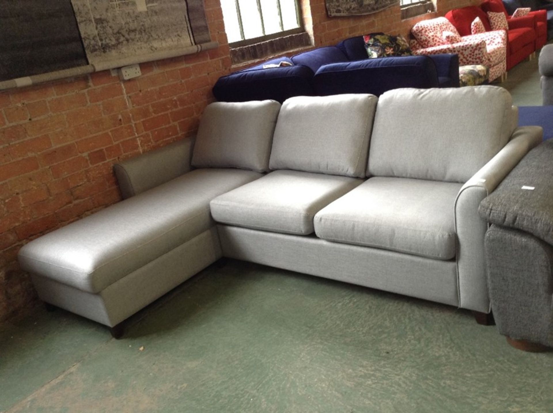 LIGHT GREY LHF CORNER SOFABED (SFL081)