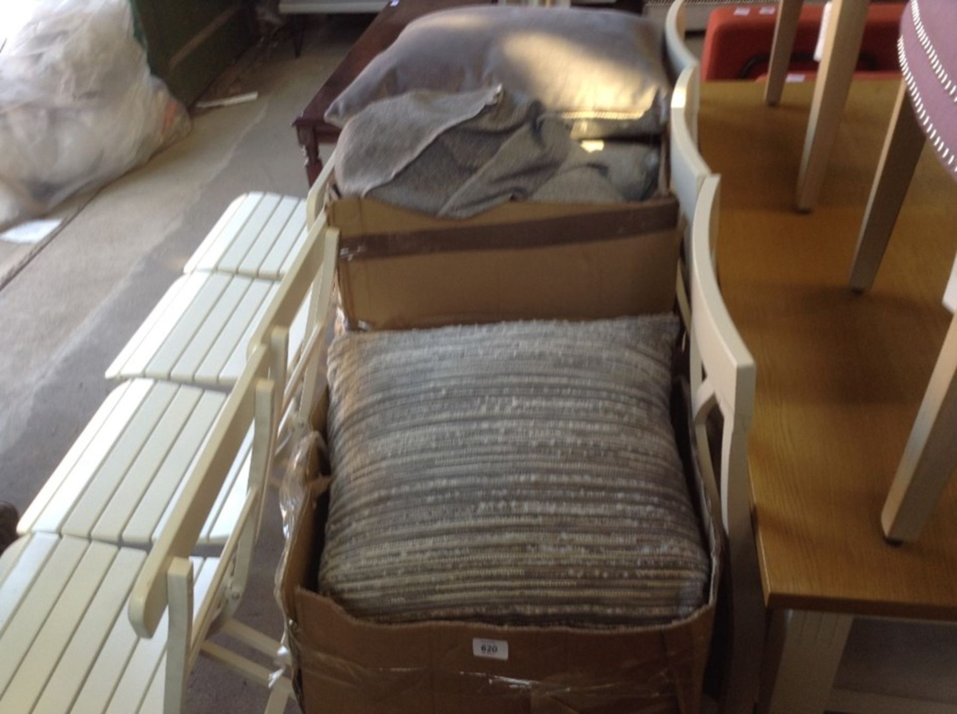 2 X BOXES OF CUSHIONS