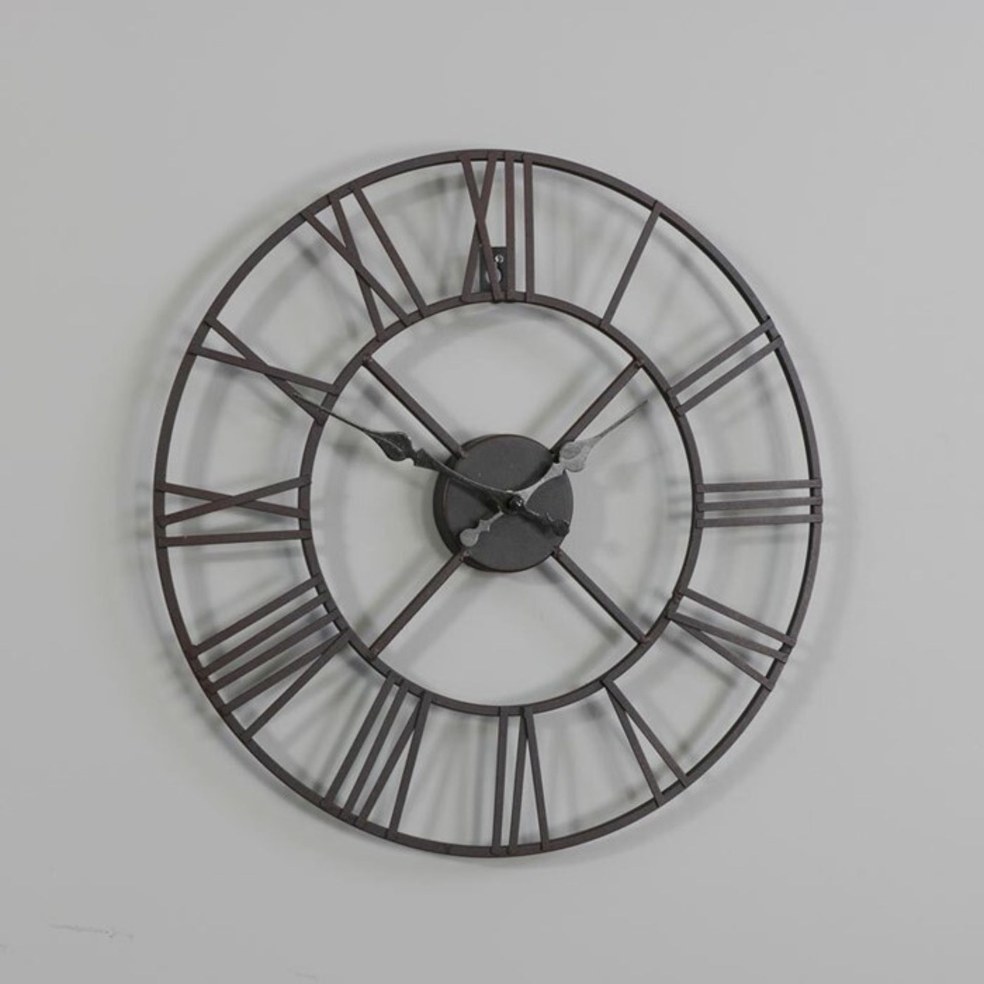 Williston Forge, Billerica Rustic Skeleton 40cm Wall Clock - RRP £49.99 ( WLFG2130 - 16161/29) 2E