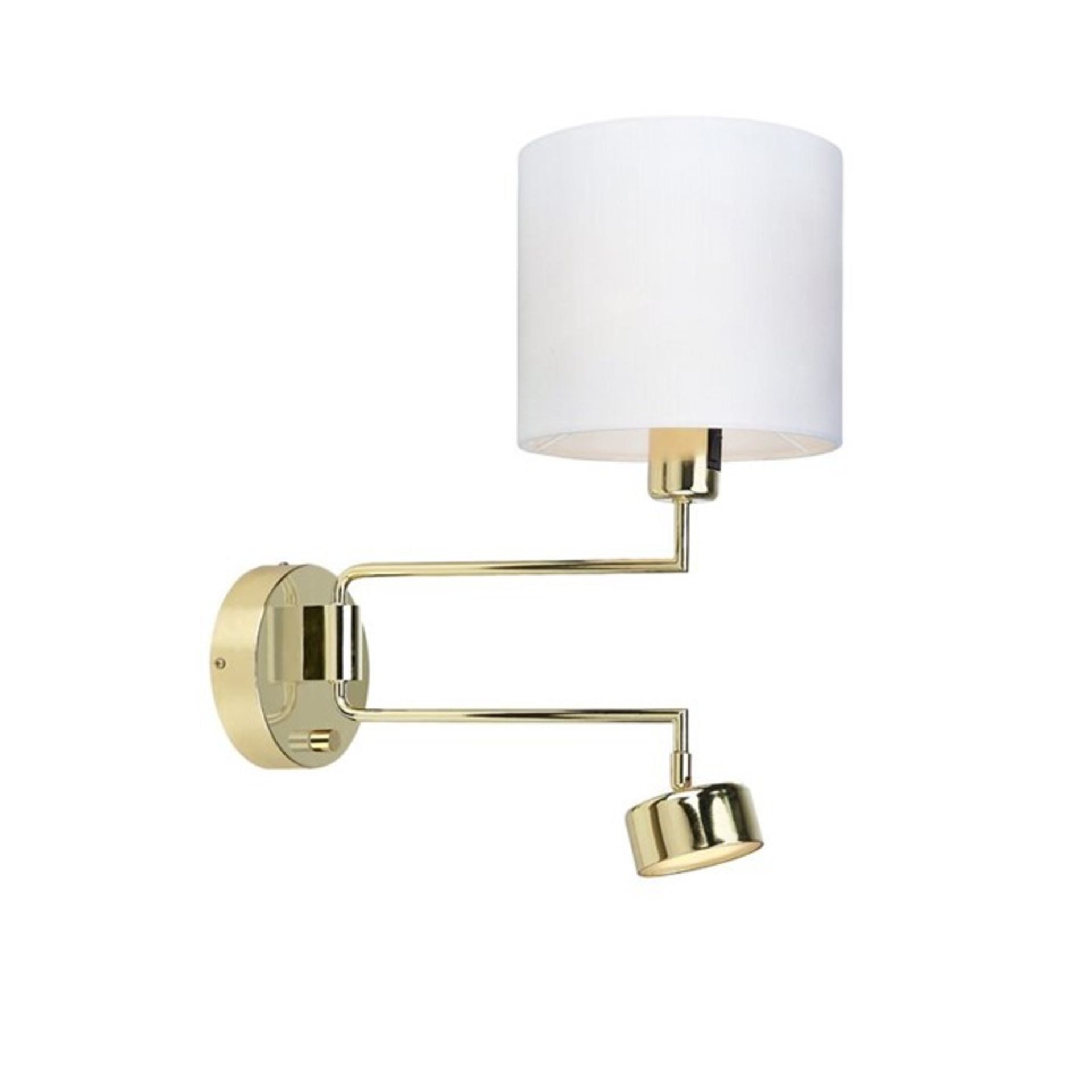 Markslojd, Thelma 2-Light Armed Sconce (BRASS) - RRP £149.99 (MSJ4683 - 16693/11) 4D