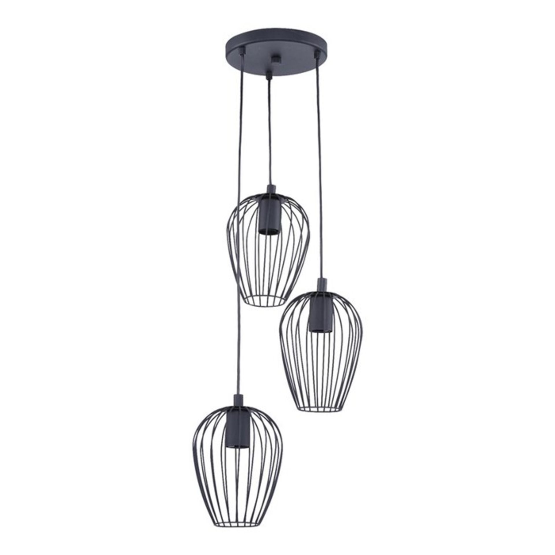 Mercury Row, Pham 3-Light Cluster Pendant - RRP £59.99 (EGF4528 - 16693/36) 4C