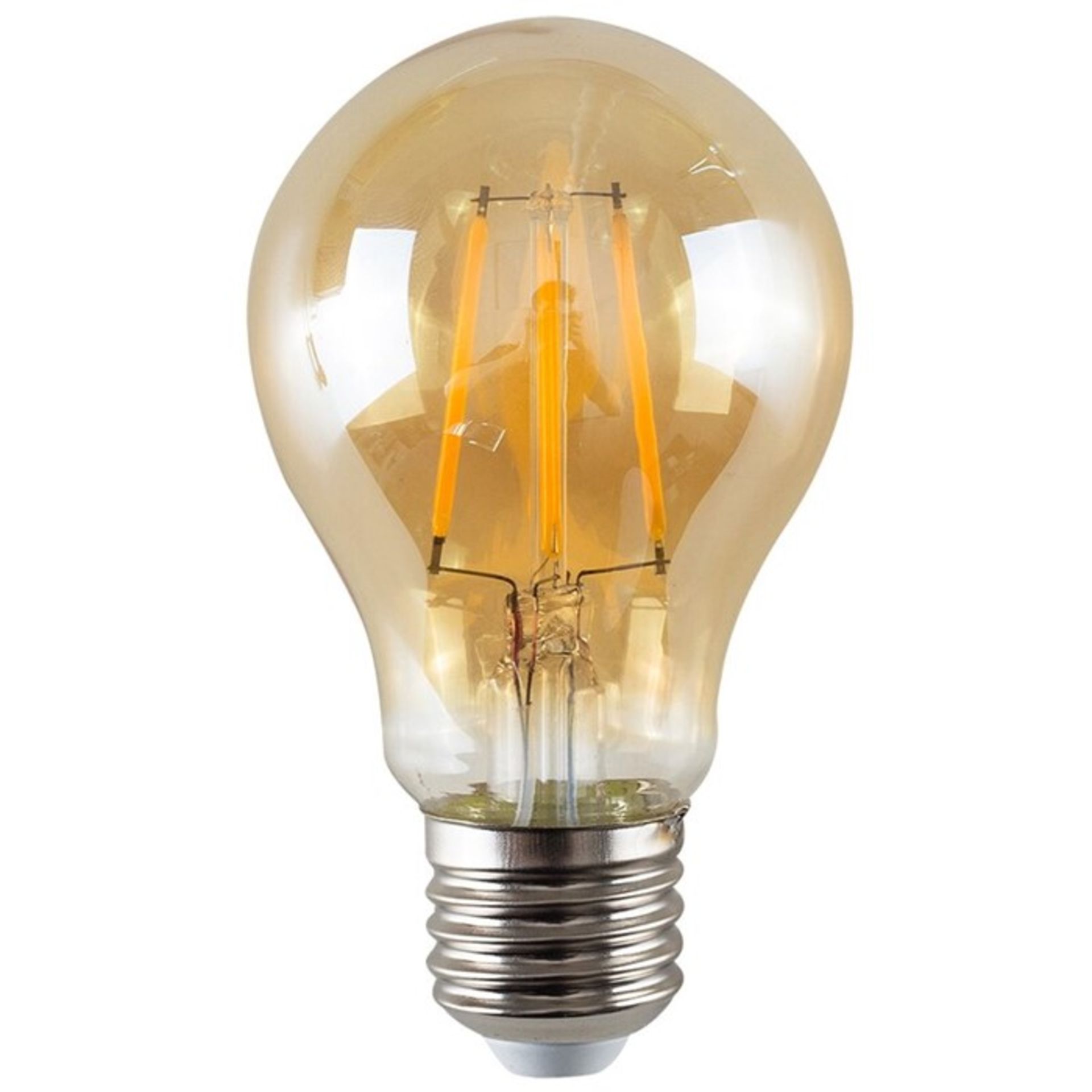 Wayfair Basics, 4W E27 LED Vintage Edison Light Bulb Amber (Set Of 3) - RRP £27.99 (MSUN2772 -